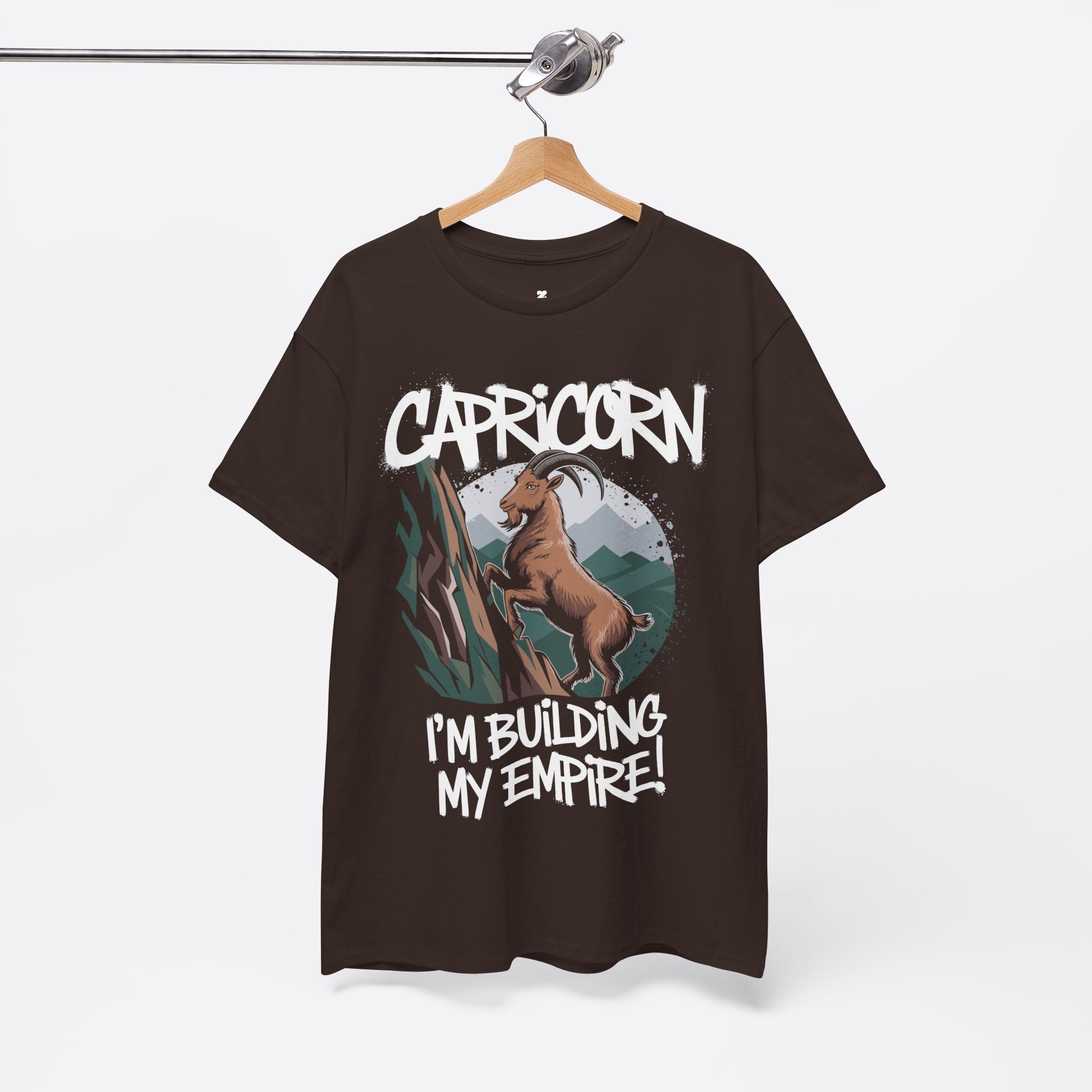Capricorn Zodiac - I’m Building My Empire, Climbing Future - Unisex T-Shirt