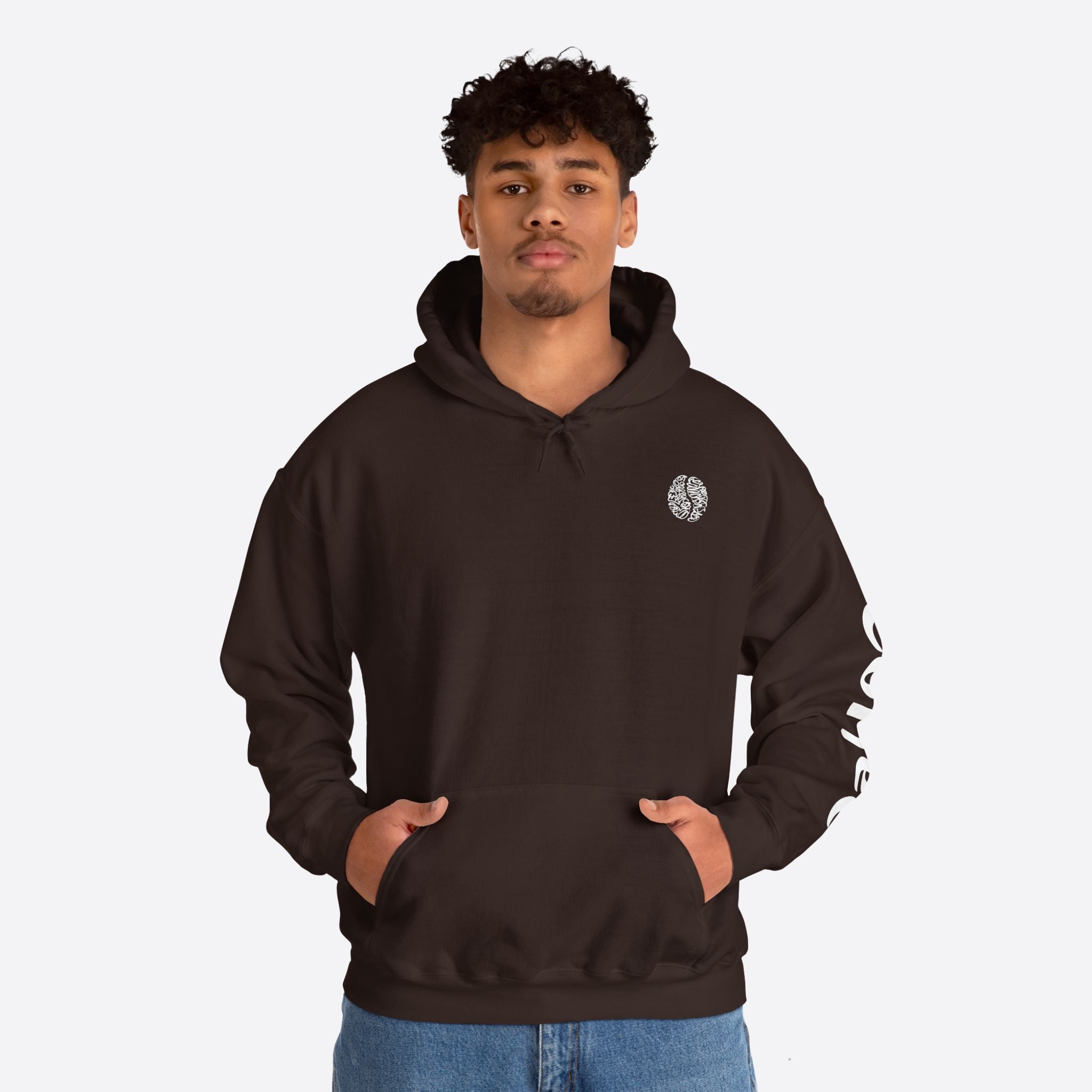 Men's Coffee Purity Hoodie – Classic Design