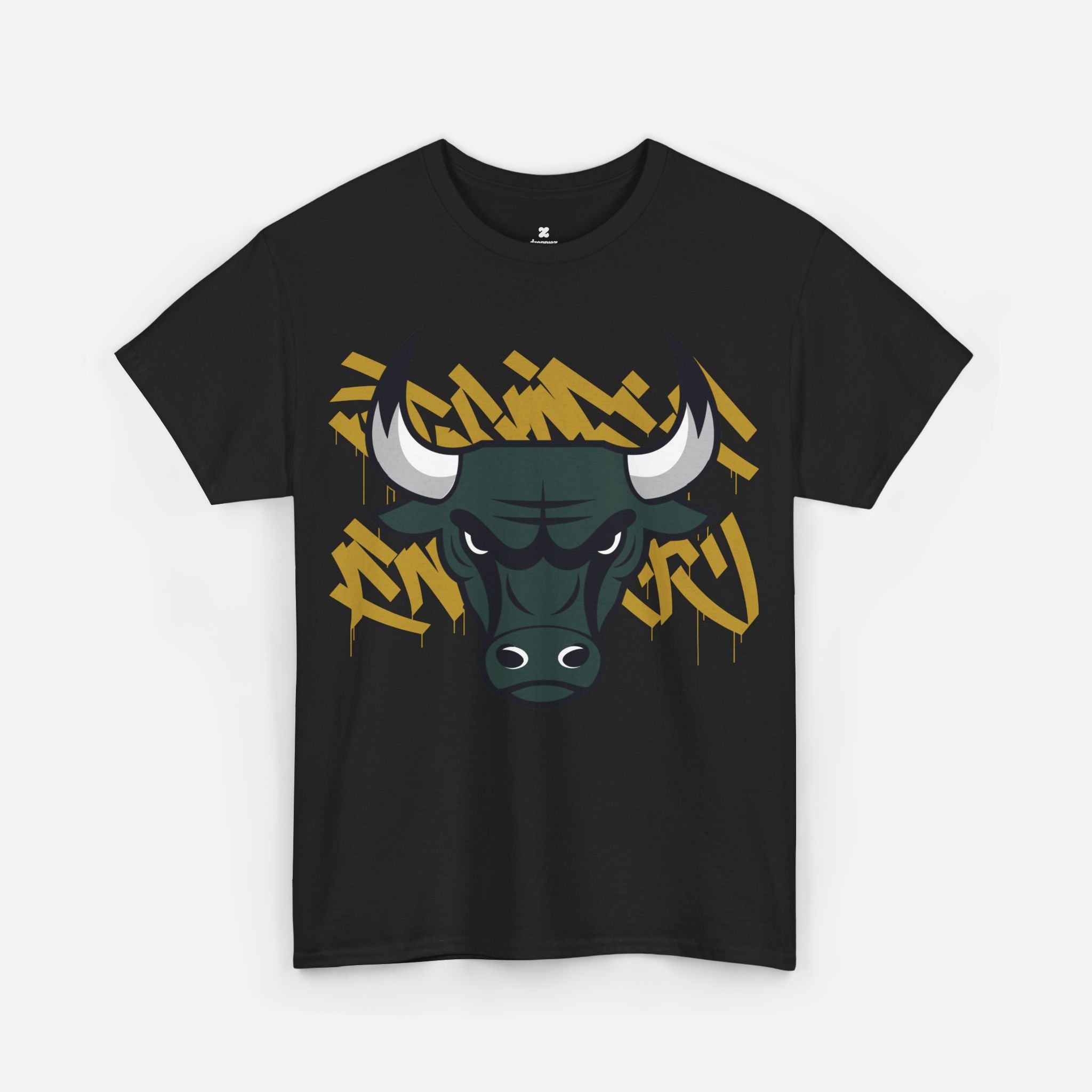 Taurus Zodiac – Crimson Bull Graffiti Power Tee – Unisex T-Shirt