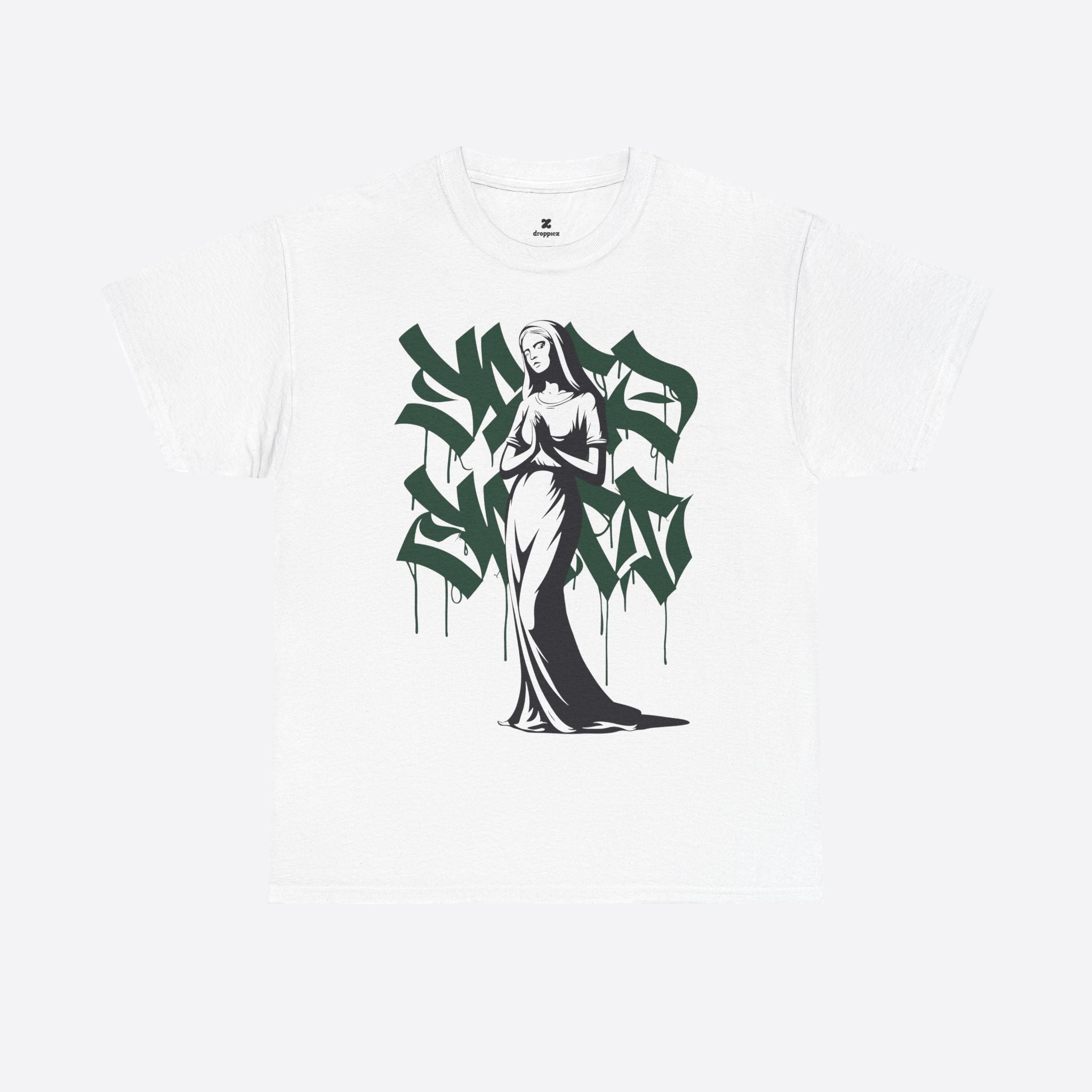 Virgo Zodiac – Praying Maiden Graffiti Tee – Unisex T-Shirt