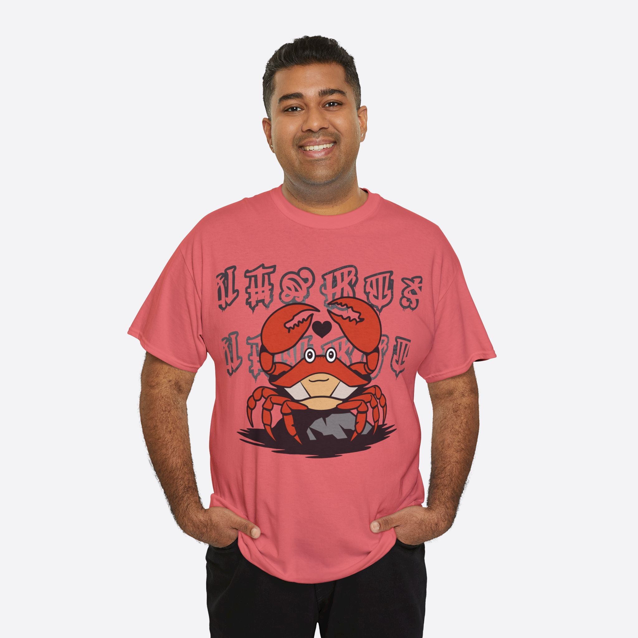 Cancer Zodiac - Cute Crab Heart Graphic Tee - Unisex T-Shirt
