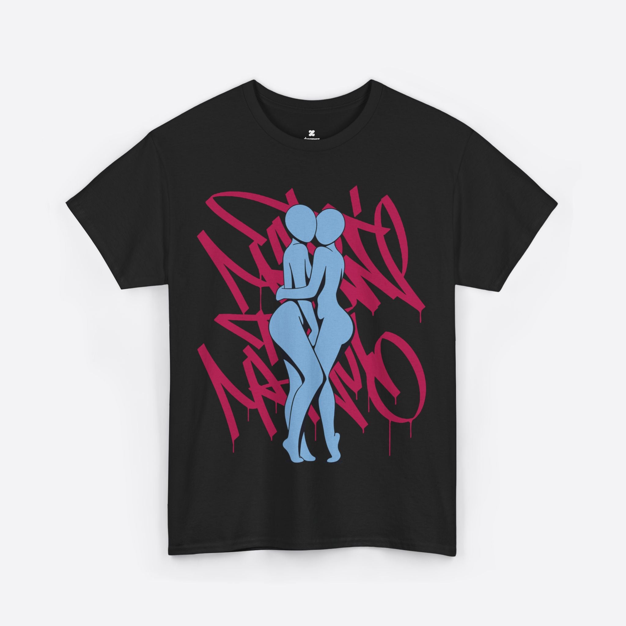 Gemini Zodiac – Twin Embrace Graffiti Tee – Unisex T-Shirt