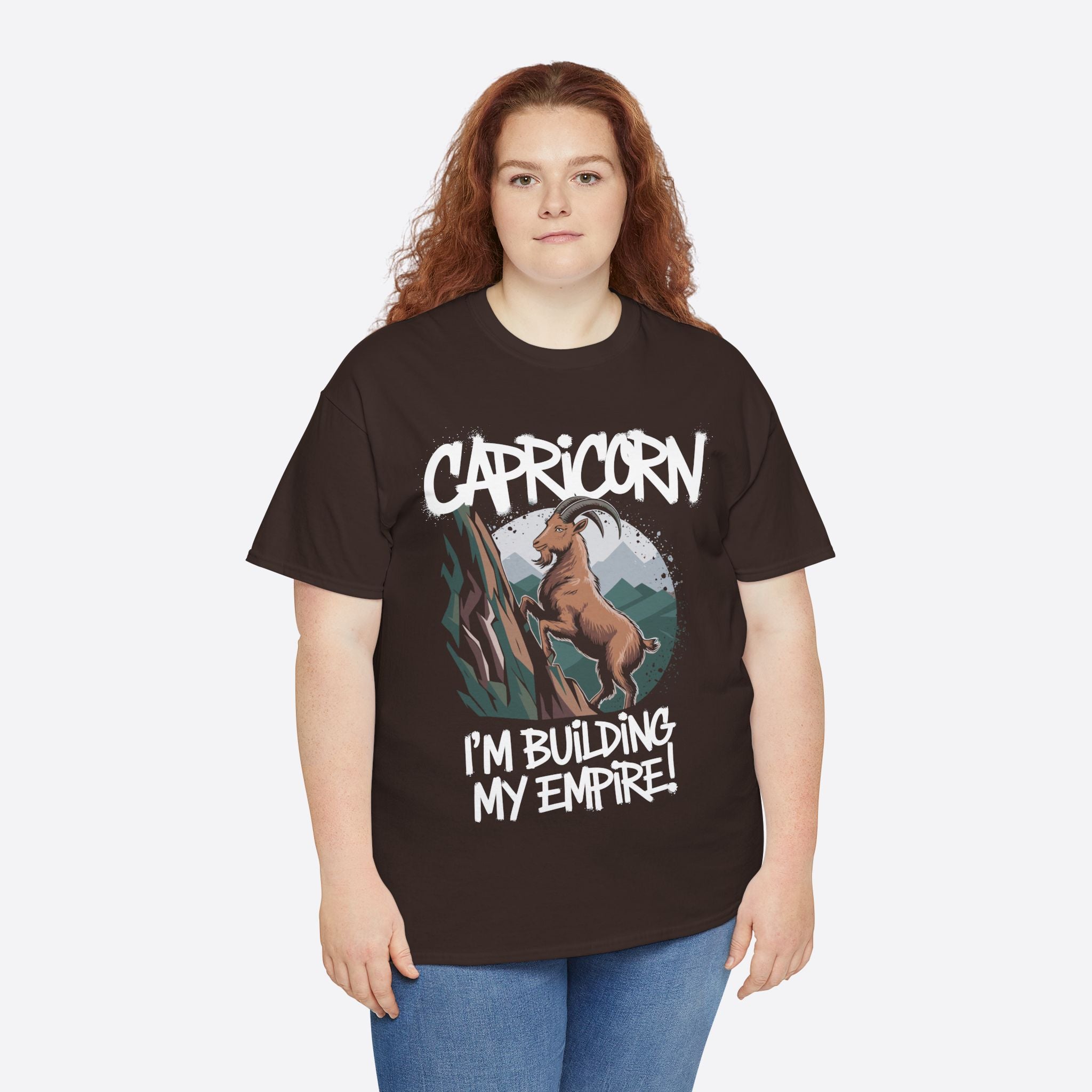 Capricorn Zodiac - I’m Building My Empire, Climbing Future - Unisex T-Shirt