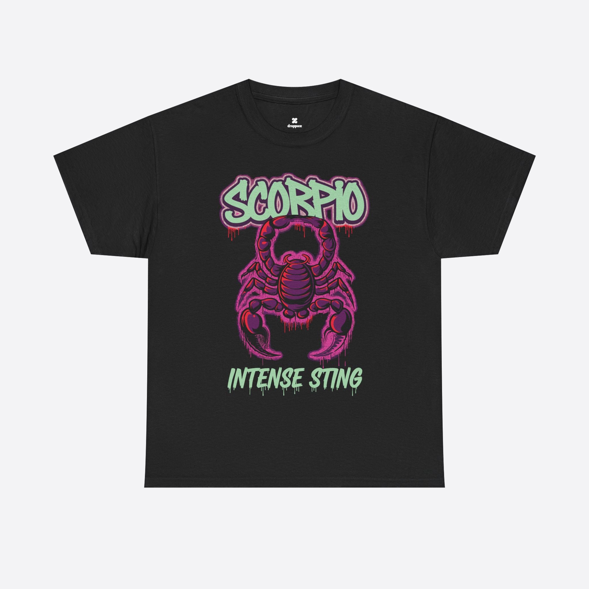 Scorpio Zodiac - Intense Sting Neon Tee- Unisex T-Shirt