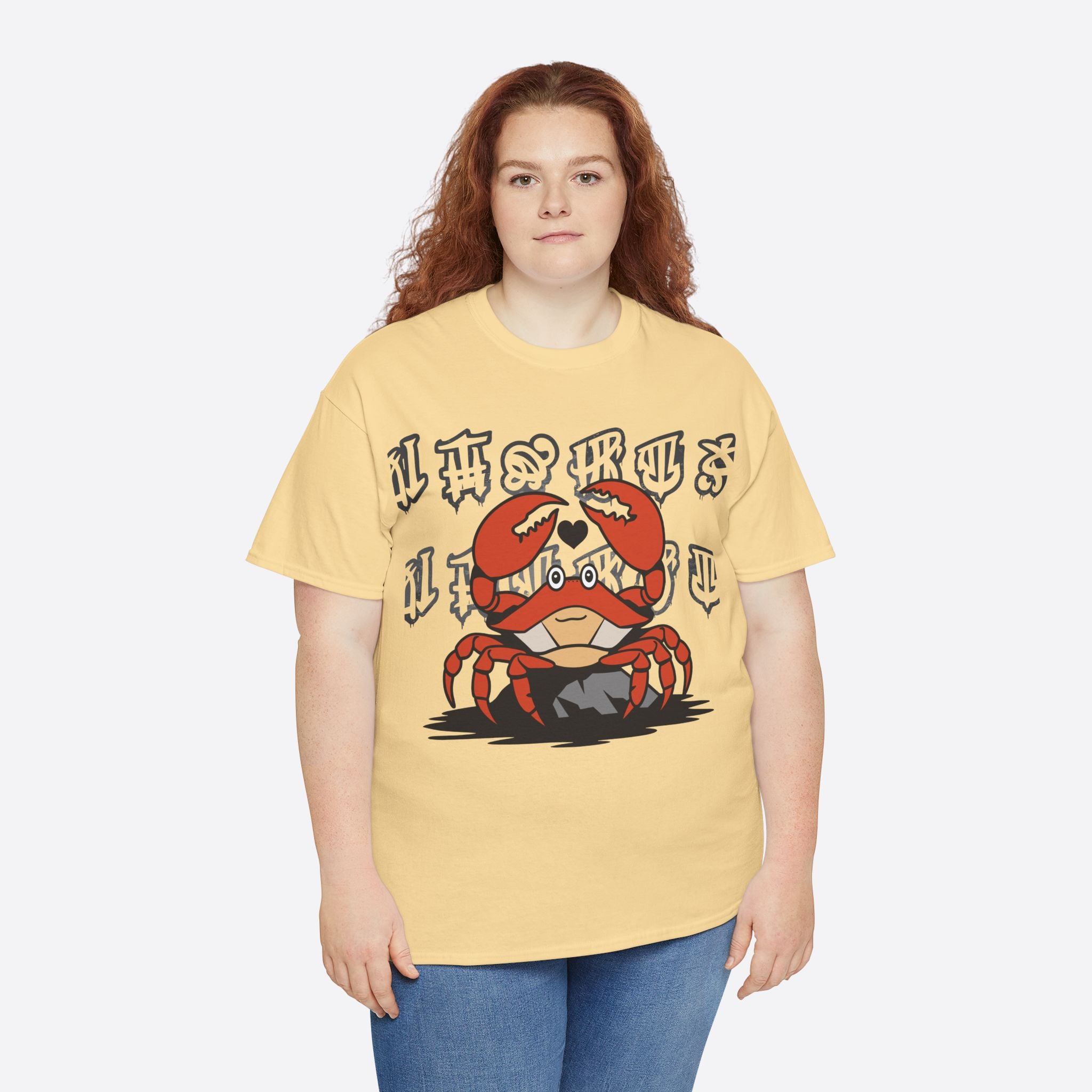 Cancer Zodiac - Cute Crab Heart Graphic Tee - Unisex T-Shirt