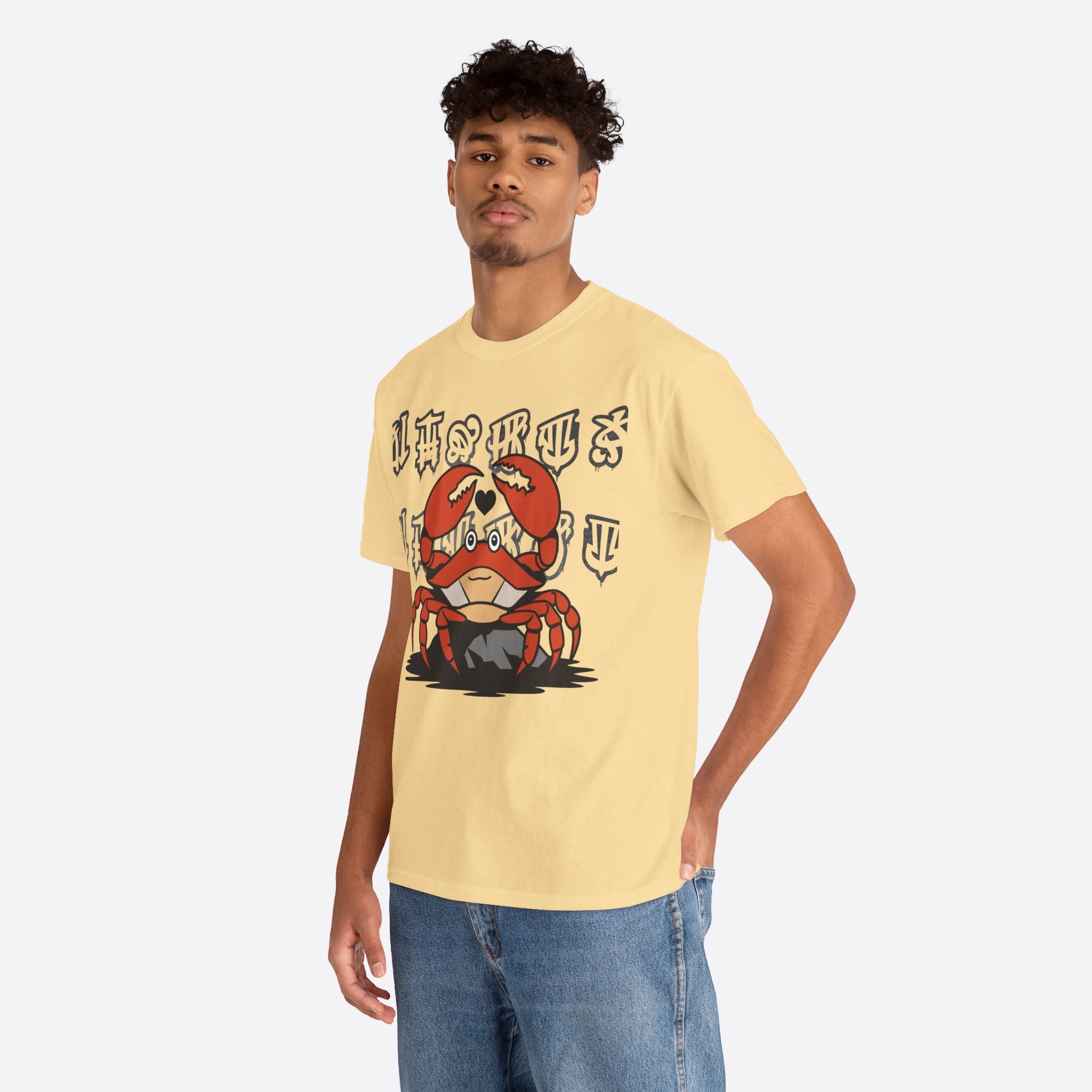 Cancer Zodiac - Cute Crab Heart Graphic Tee - Unisex T-Shirt