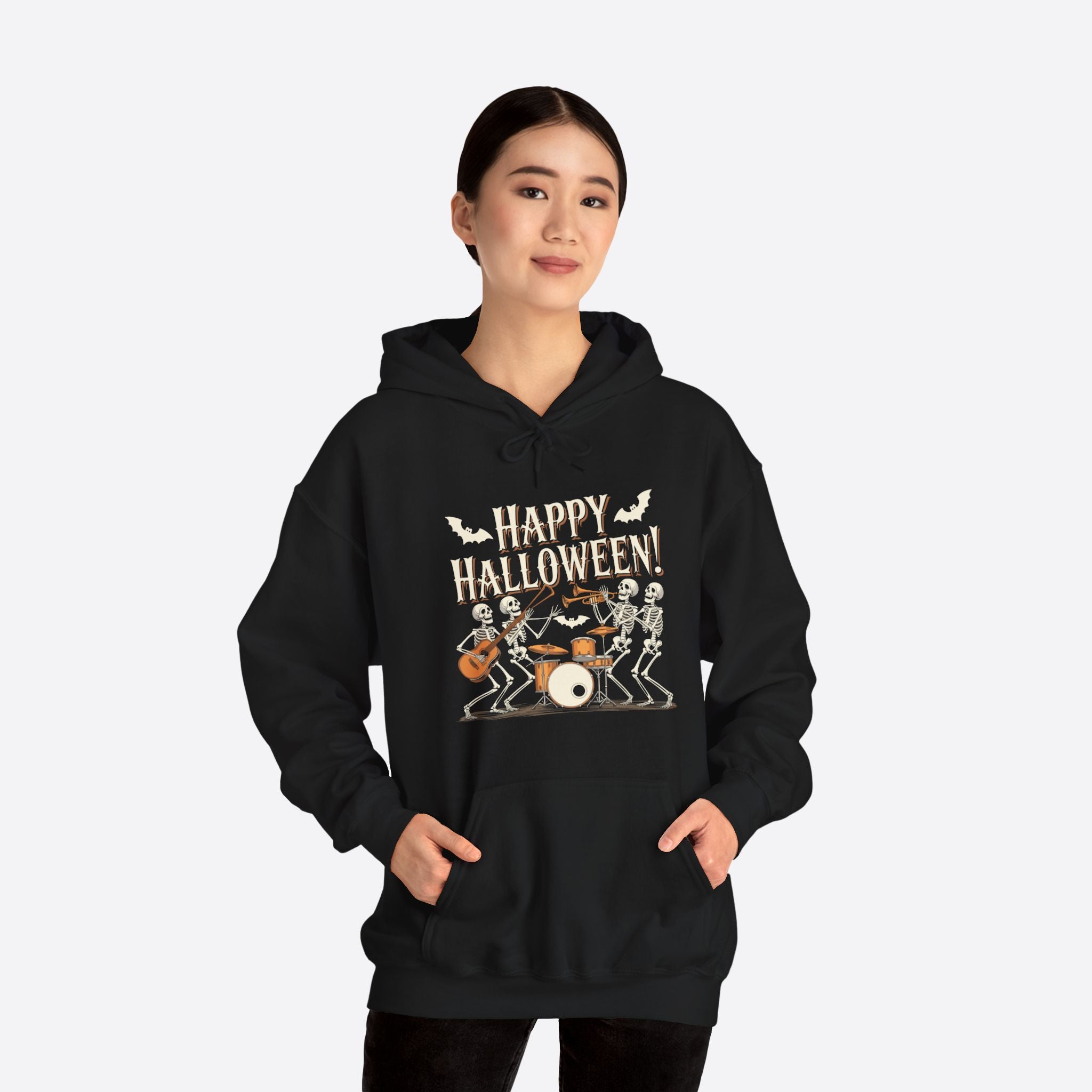 Unisex Skeleton Dance Hoodie – Move to the Spooky Beat