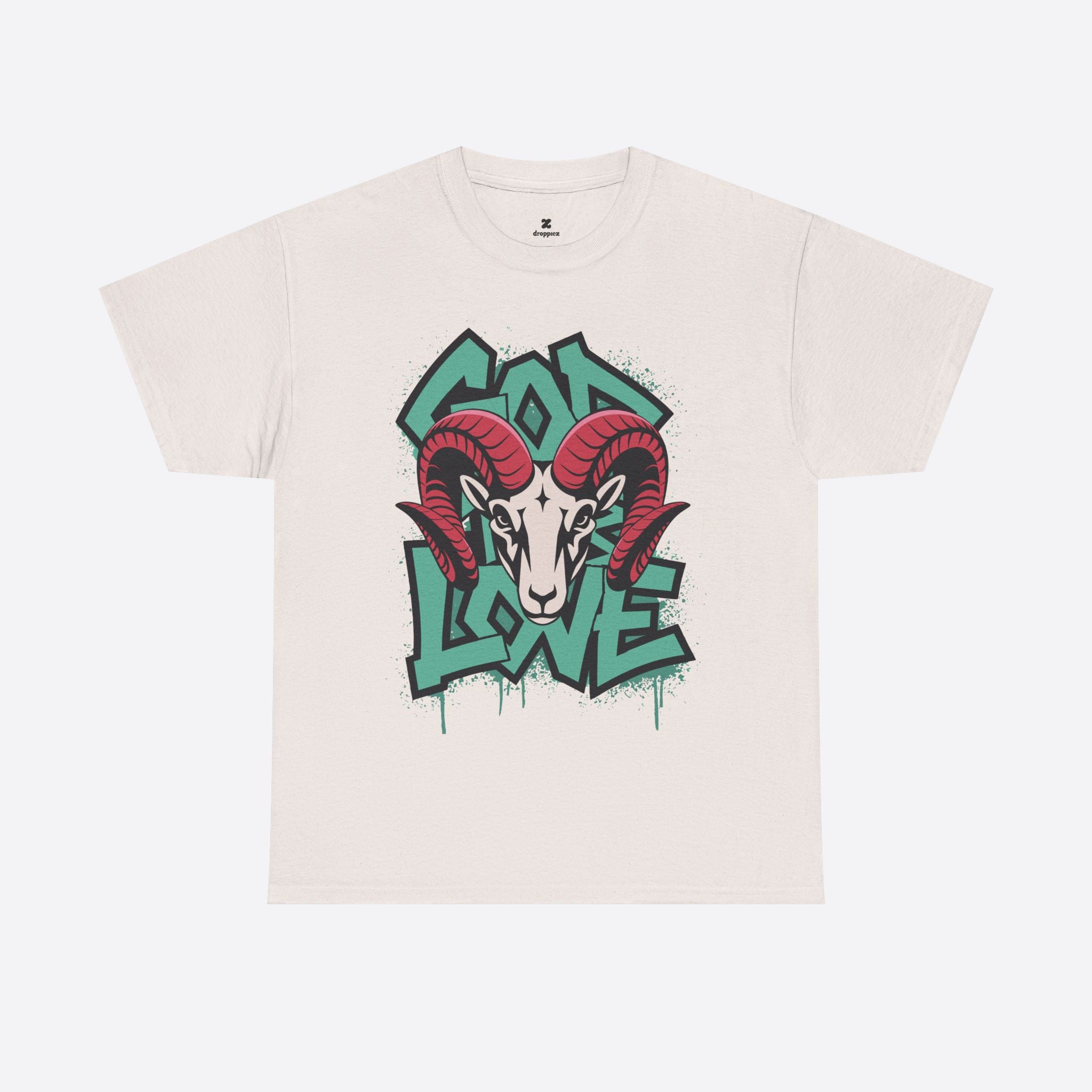 Aries Zodiac – God Love Street Art Tee – Unisex T-Shirt