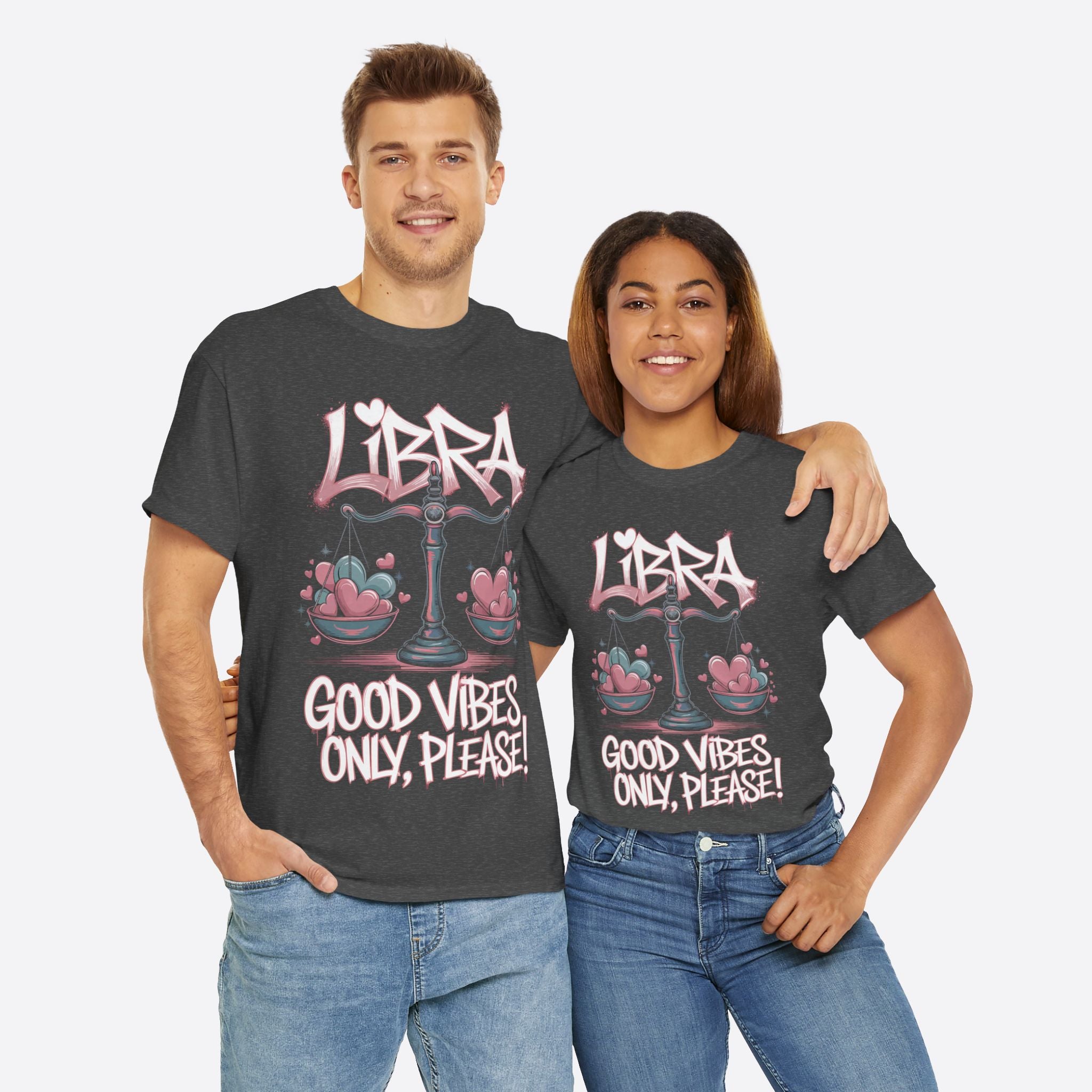 Libra Zodiac - Peaceful Life, Good Vibes Only Please - Unisex T-Shirt