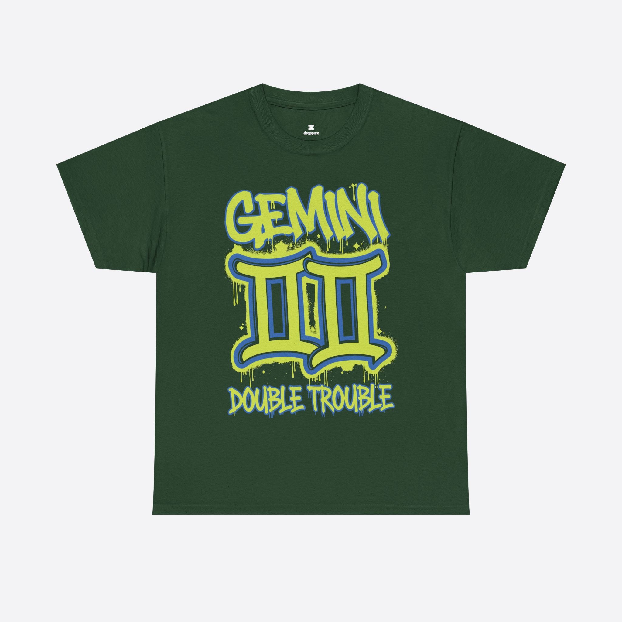 Gemini Zodiac - Double Trouble, Split Personality - Unisex T-Shirt