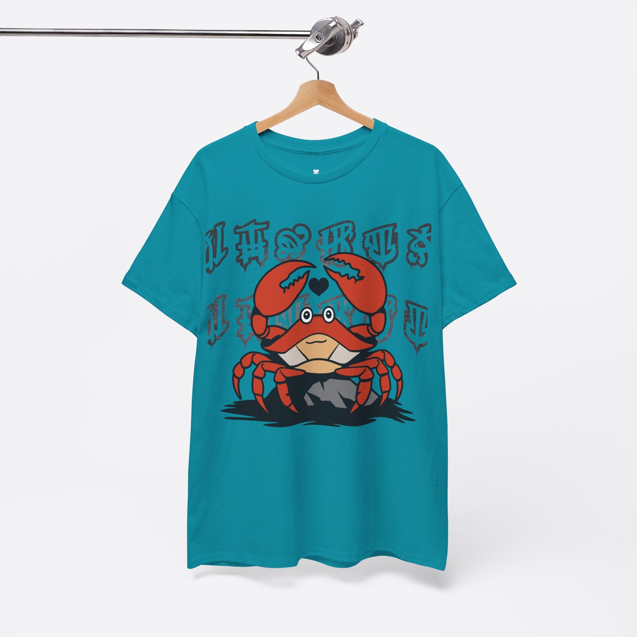Cancer Zodiac - Cute Crab Heart Graphic Tee - Unisex T-Shirt
