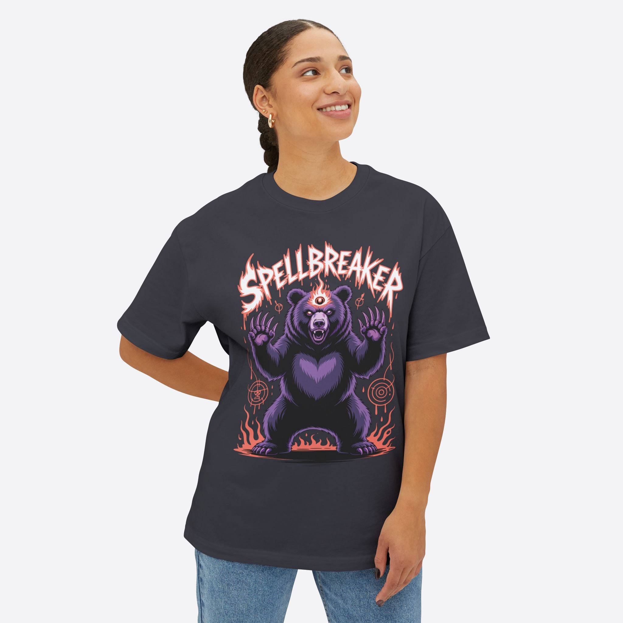 Spell Breaker Graphics Unisex Oversized Boxy Tee