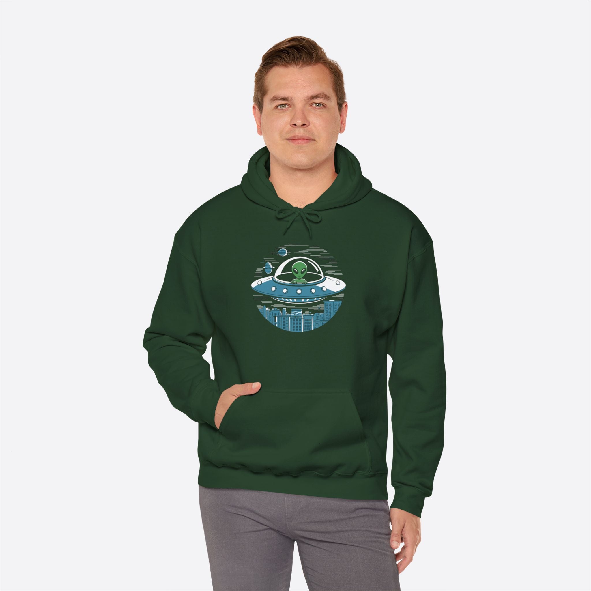 Cosmic Drift Unisex Hoodie – Float in Space