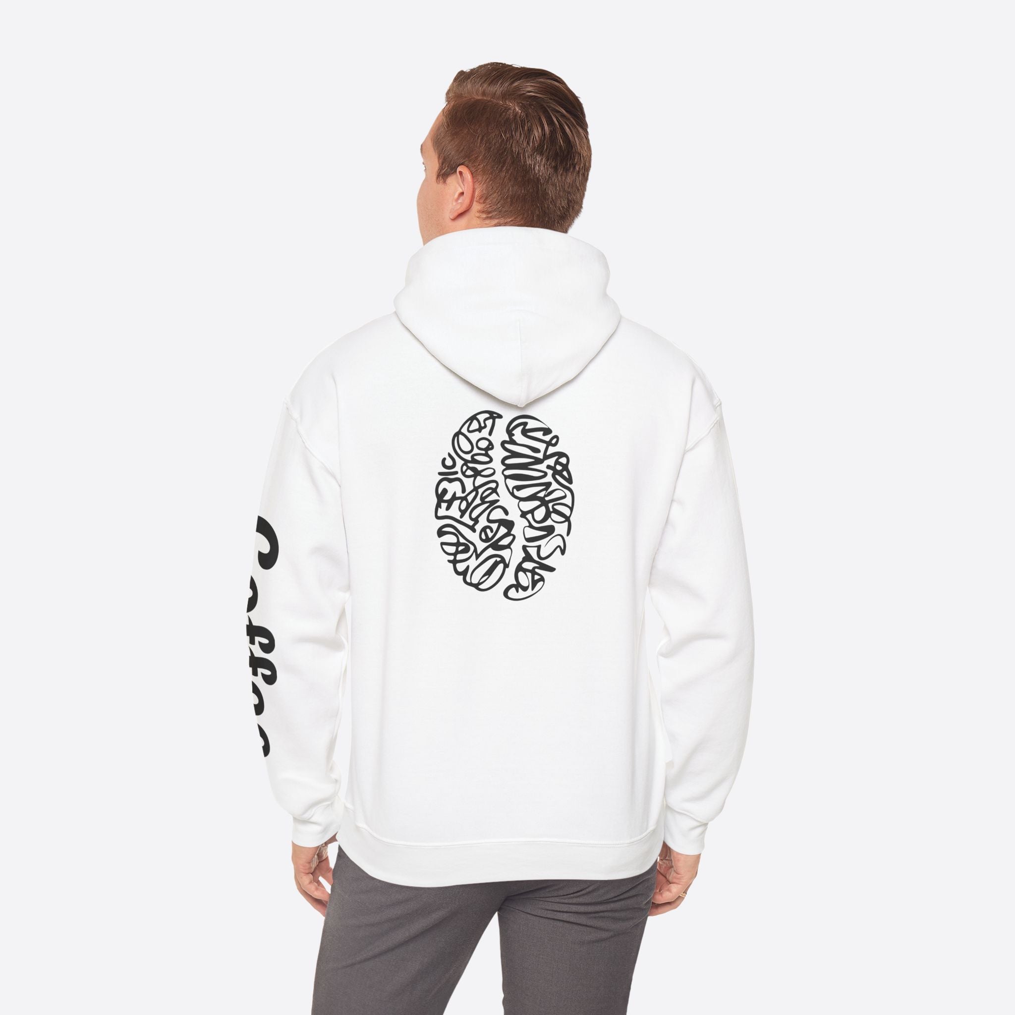 Men's Coffee Purity Hoodie – Classic Design