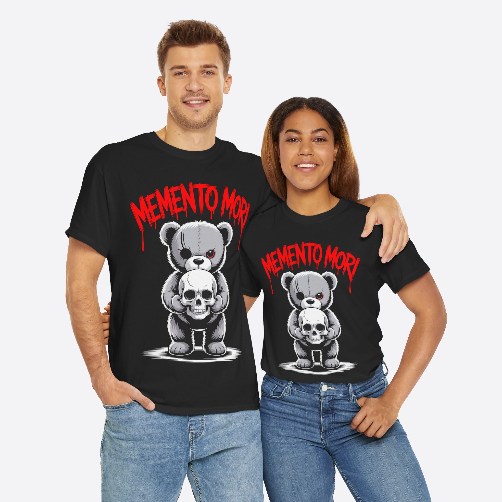 Memento Mori Teddy Unisex Graphics Tee