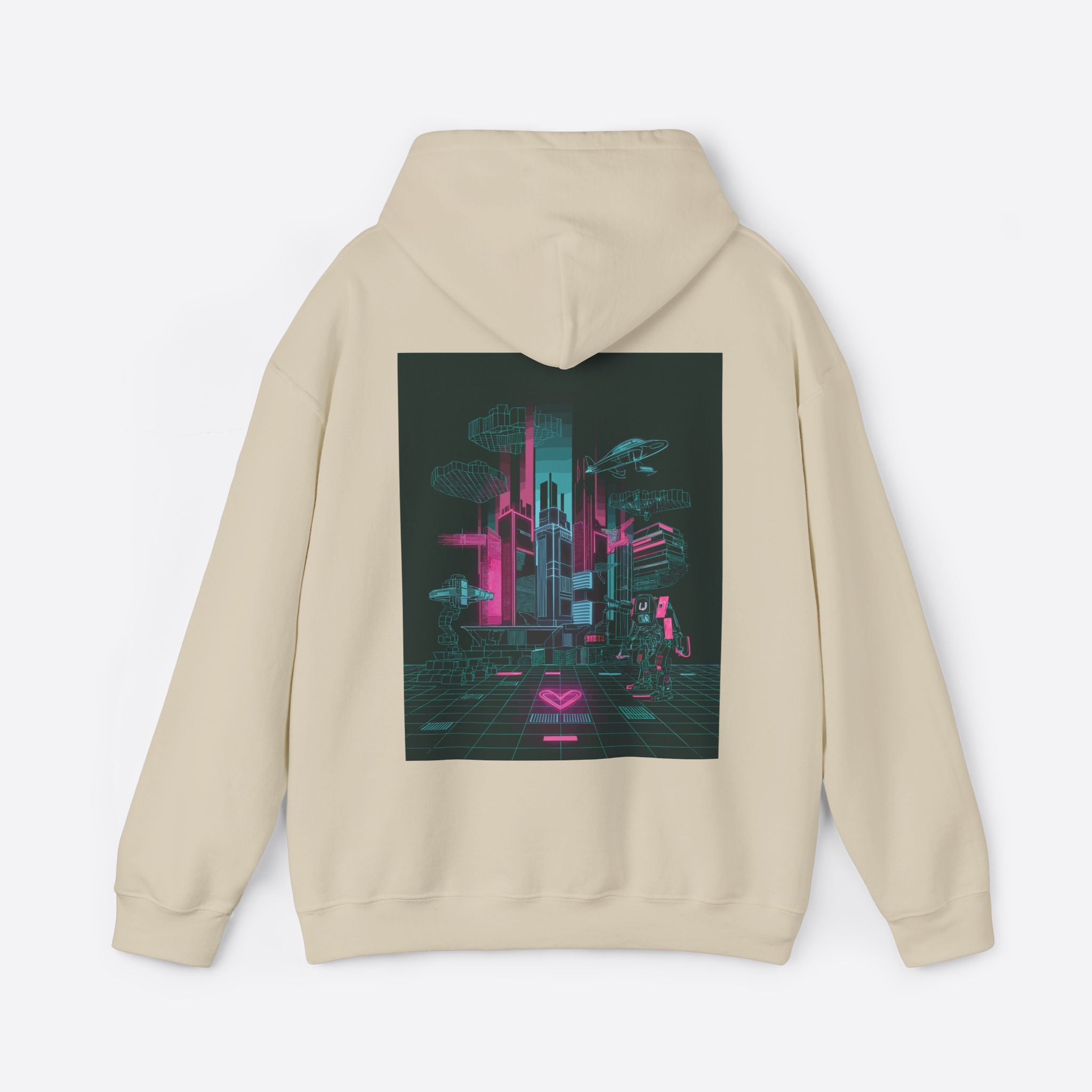 Men's Digital Chaos Hoodie – Glitch in Style