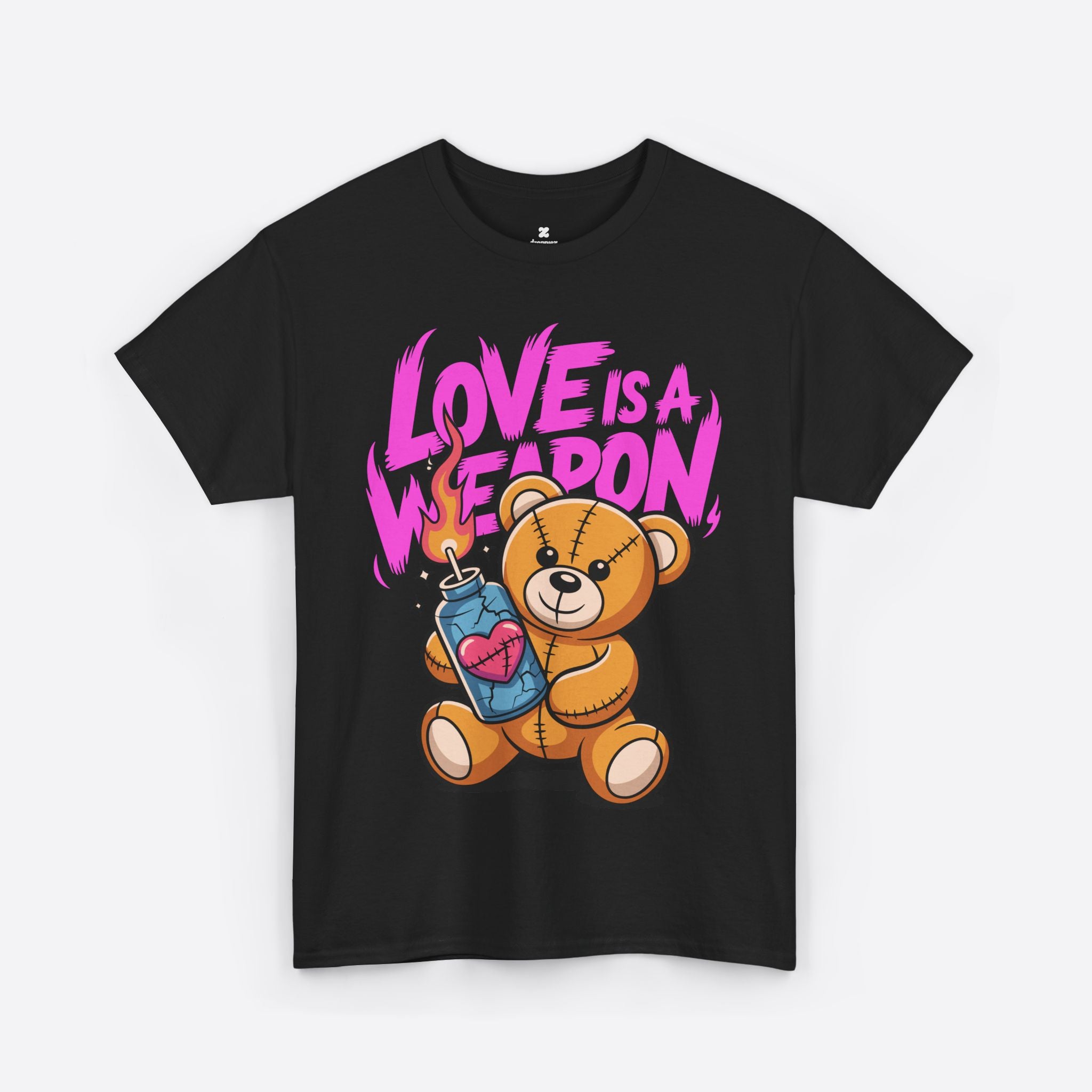Love is a Weapon Teddy Graphic Tee
