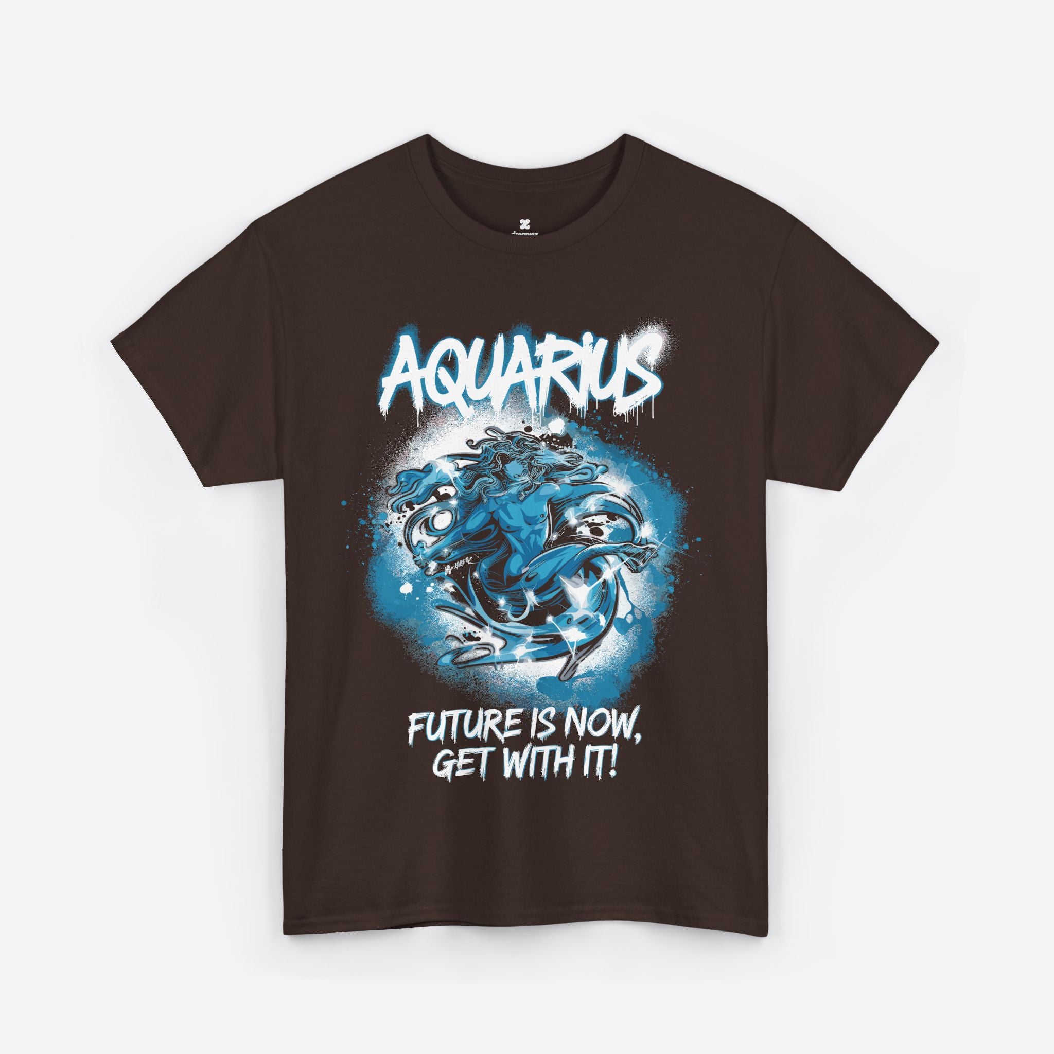 Aquarius Zodiac - Rebel Energy, Future Is Now, Get With It - Unisex T-Shirt