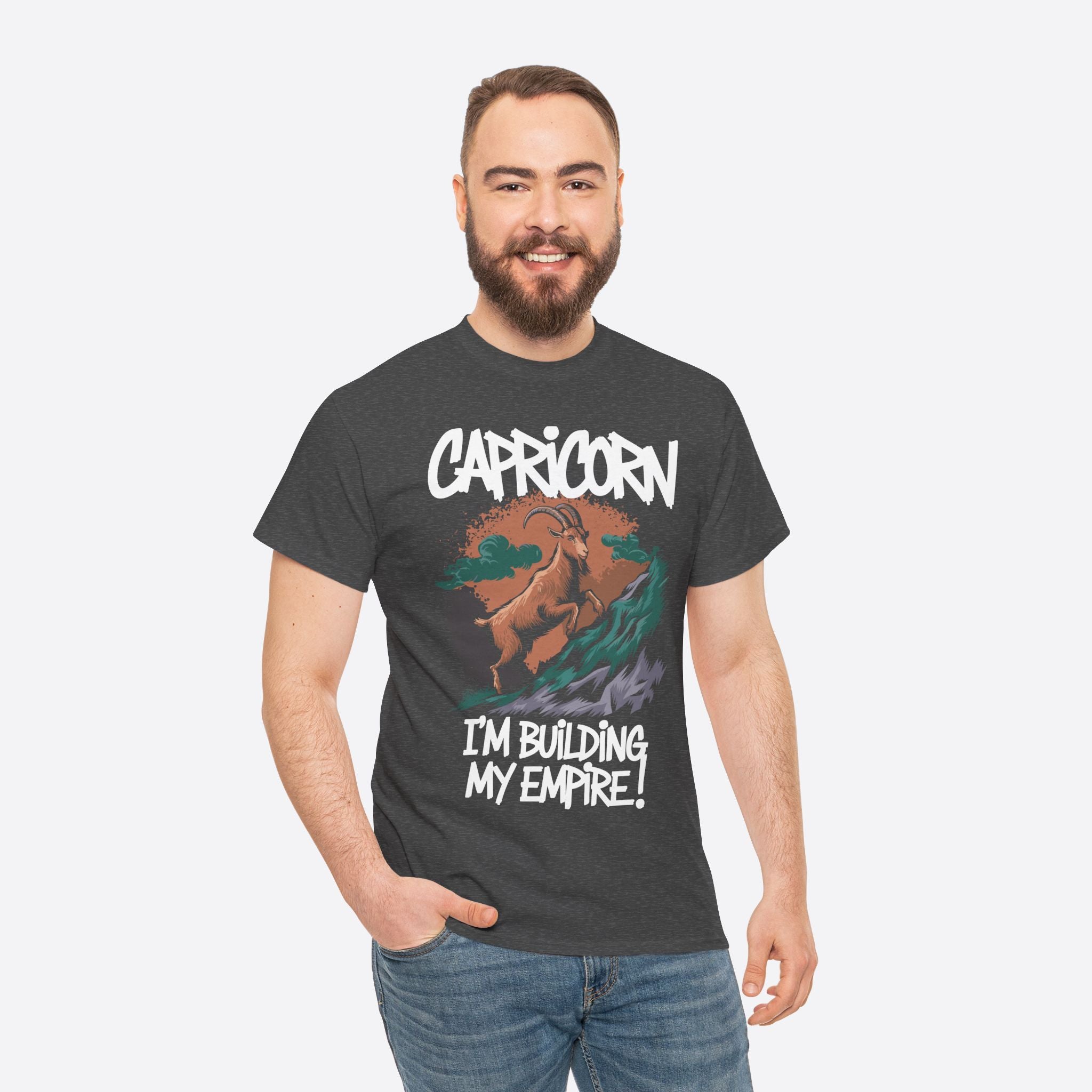 Capricorn Zodiac - I’m Building My Empire, Climb Like a Boss - Unisex T-Shirt