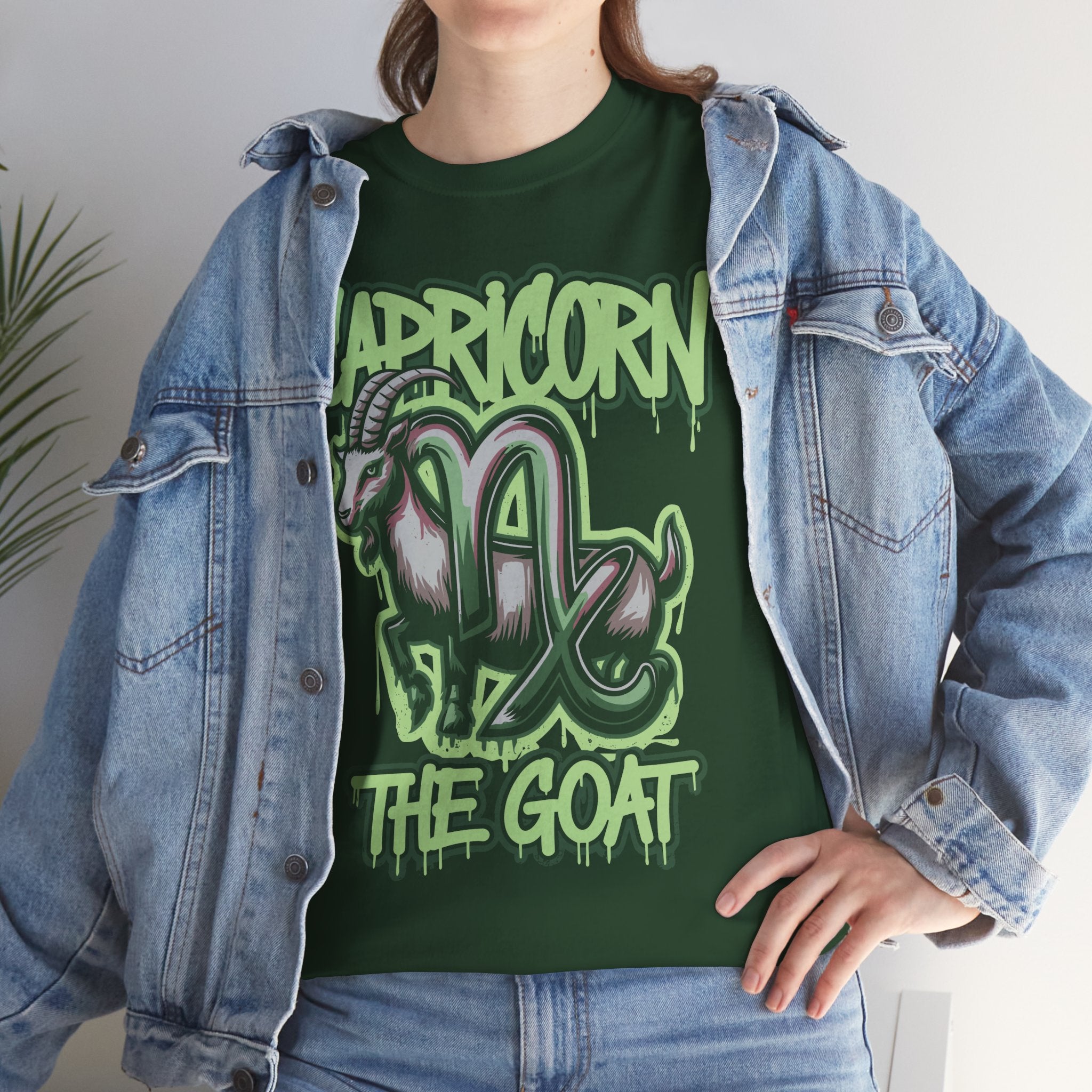 Capricorn Zodiac - The Goat Graffiti Hustle Tee - Unisex T-Shirt