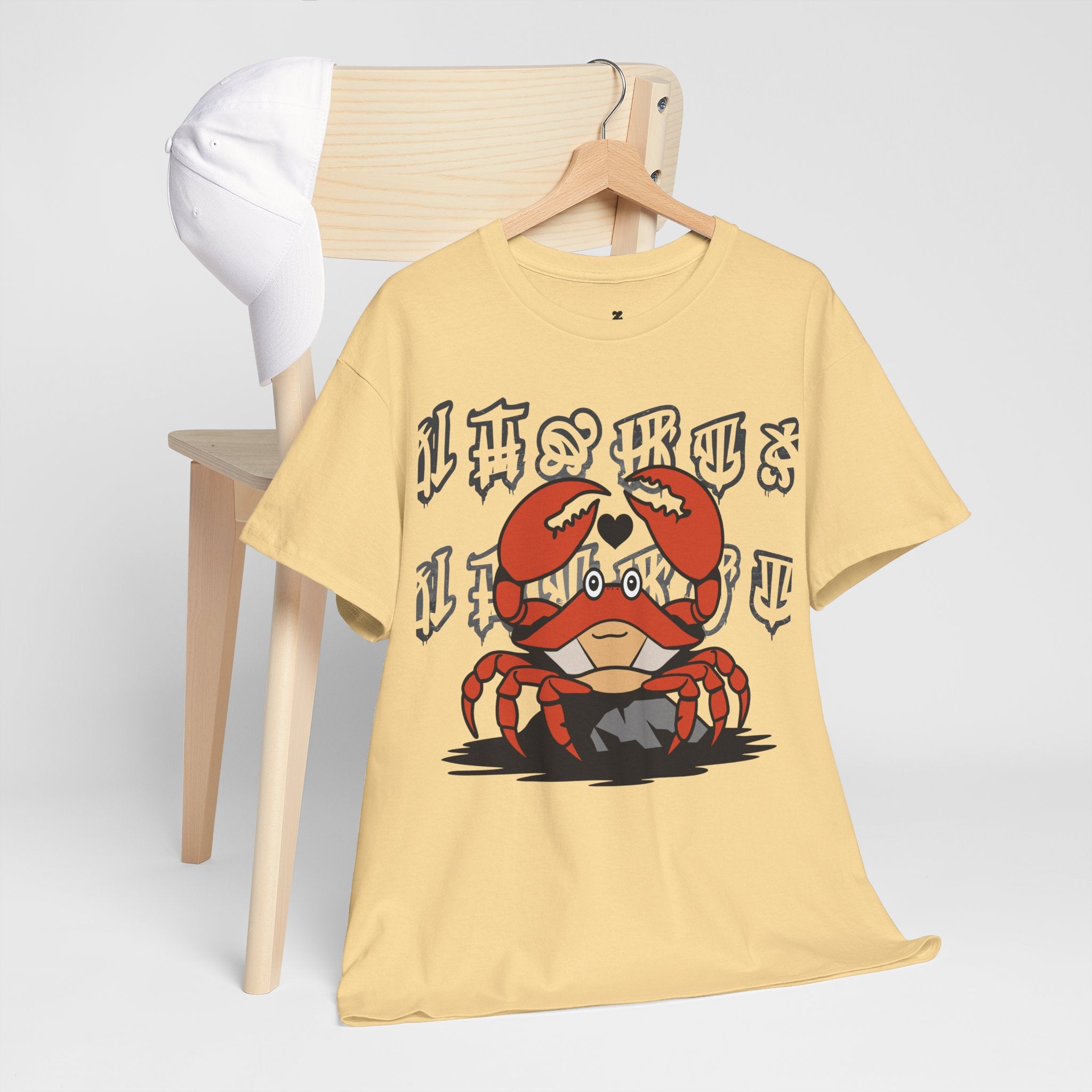 Cancer Zodiac - Cute Crab Heart Graphic Tee - Unisex T-Shirt