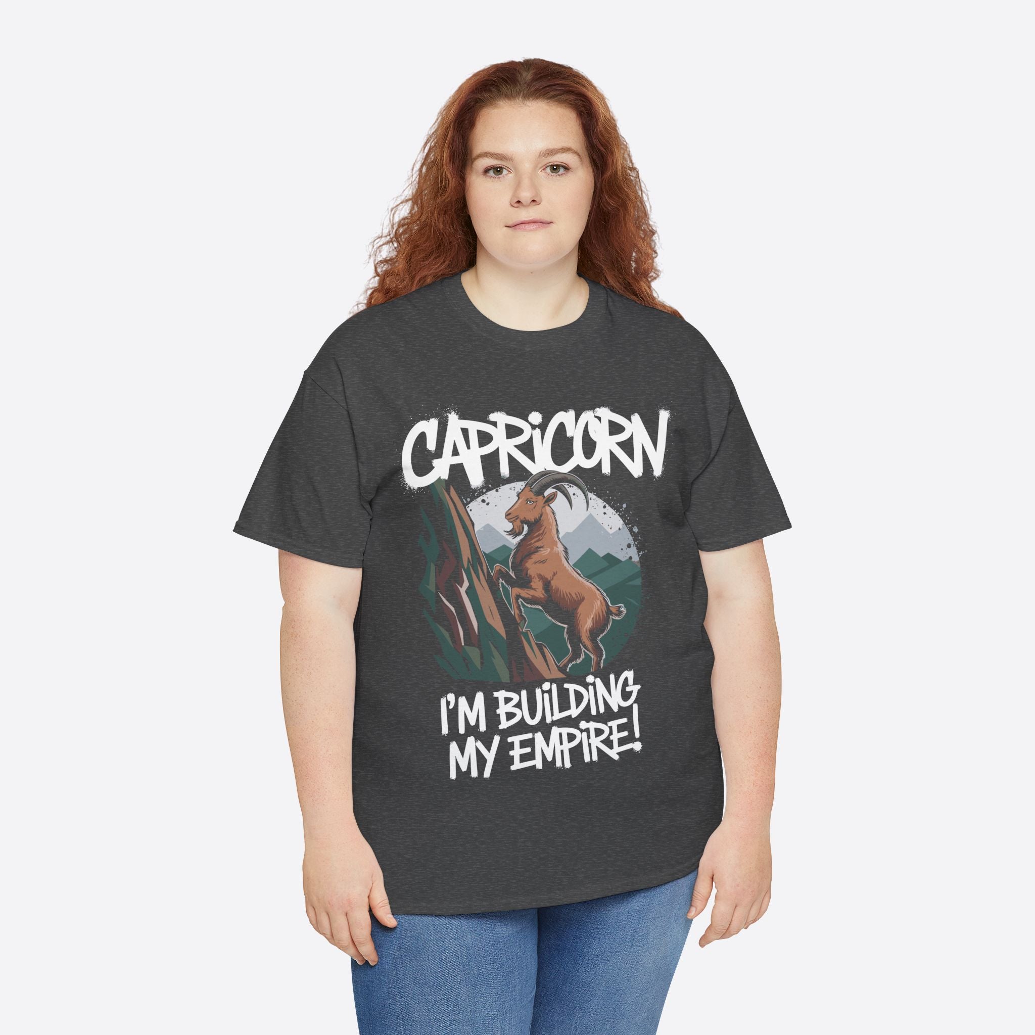 Capricorn Zodiac - I’m Building My Empire, Climbing Future - Unisex T-Shirt
