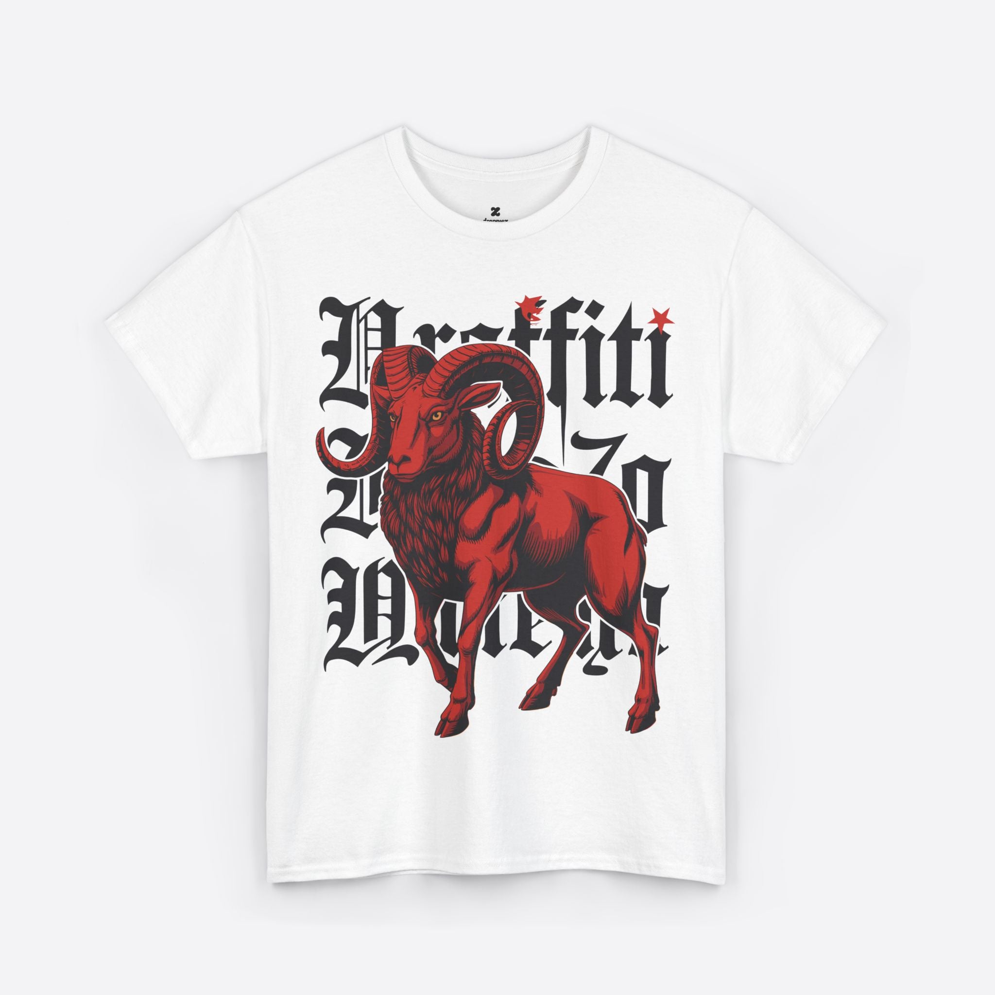 Aries Zodiac - Graffiti Ram Graphic Tee - Unisex T-Shirt