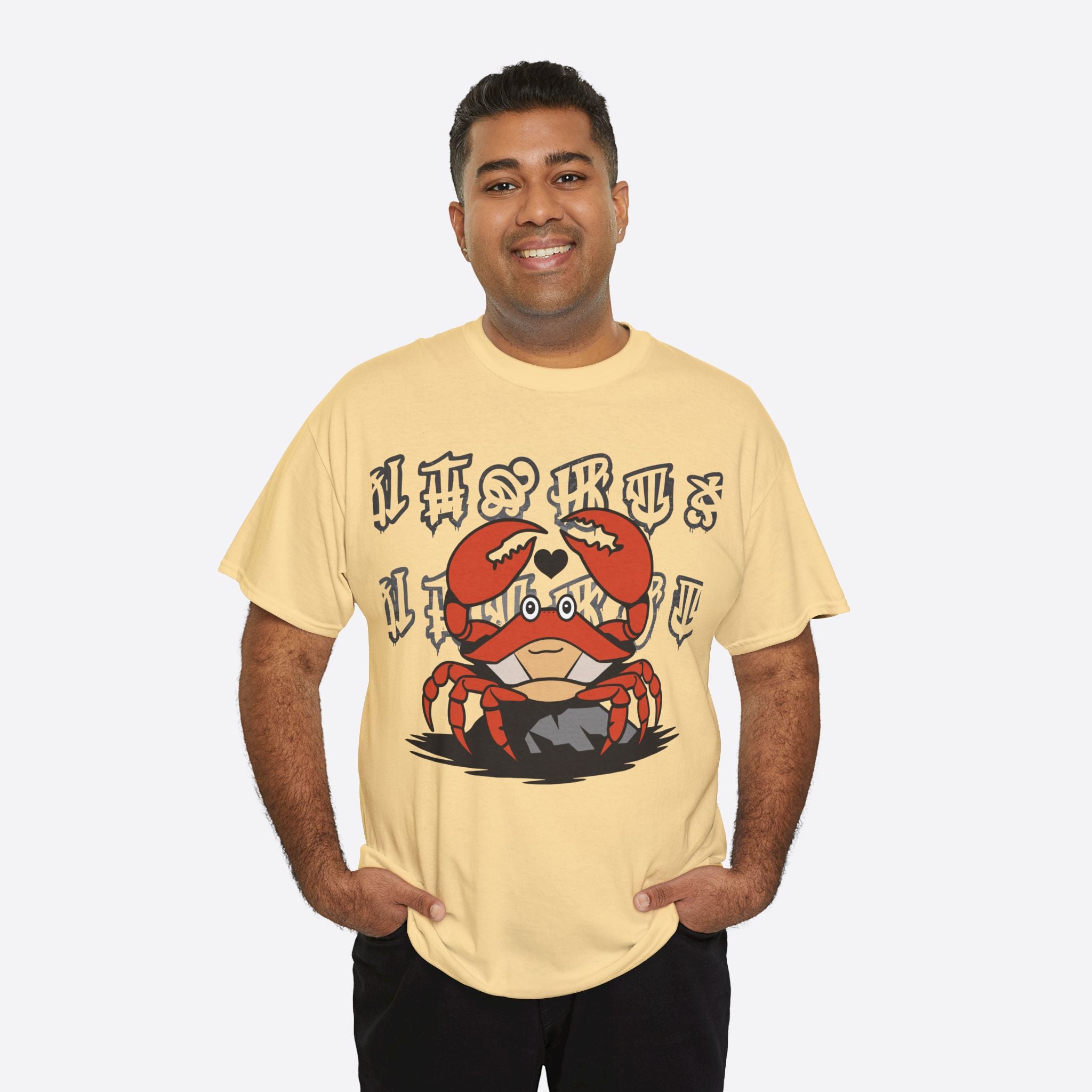 Cancer Zodiac - Cute Crab Heart Graphic Tee - Unisex T-Shirt