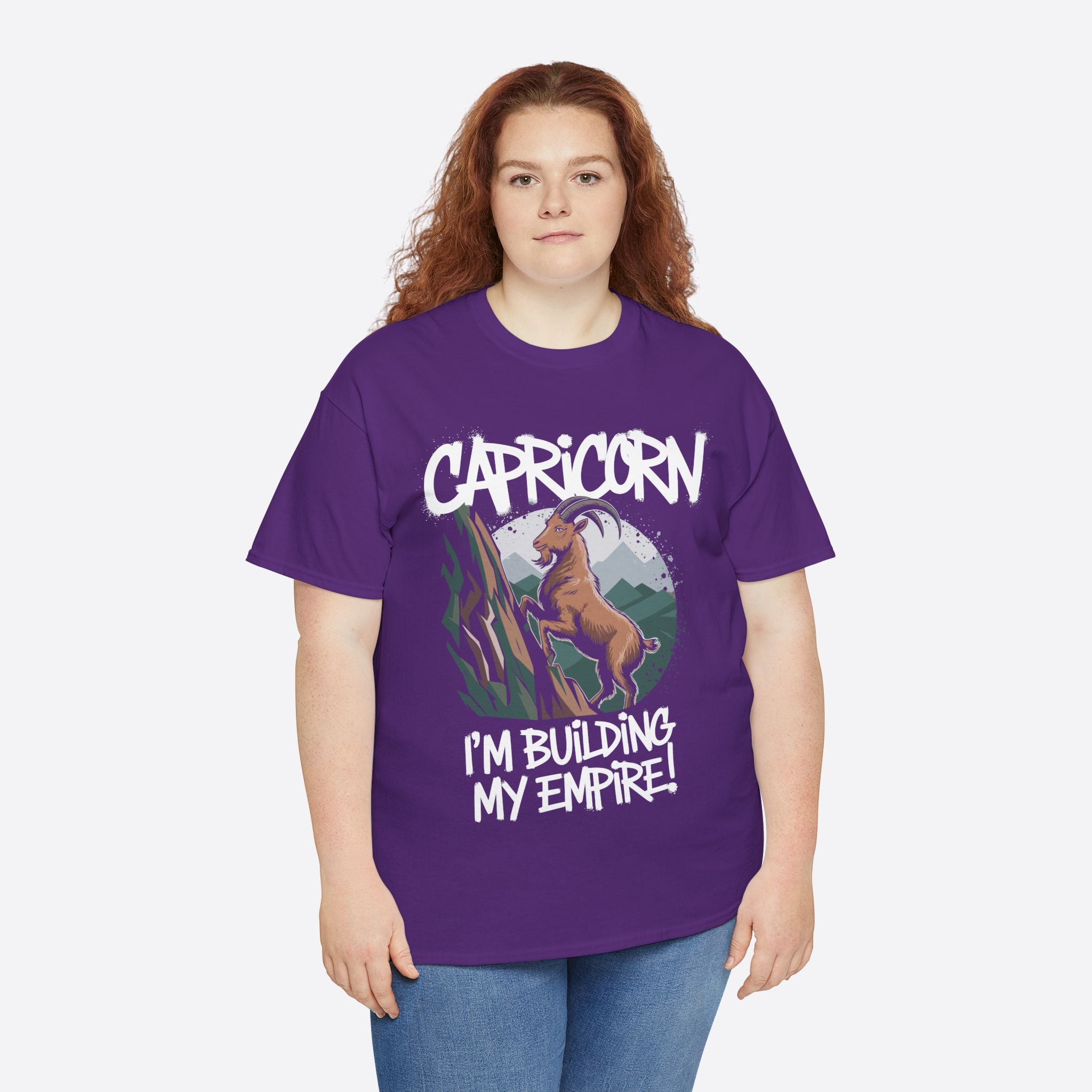 Capricorn Zodiac - I’m Building My Empire, Climbing Future - Unisex T-Shirt