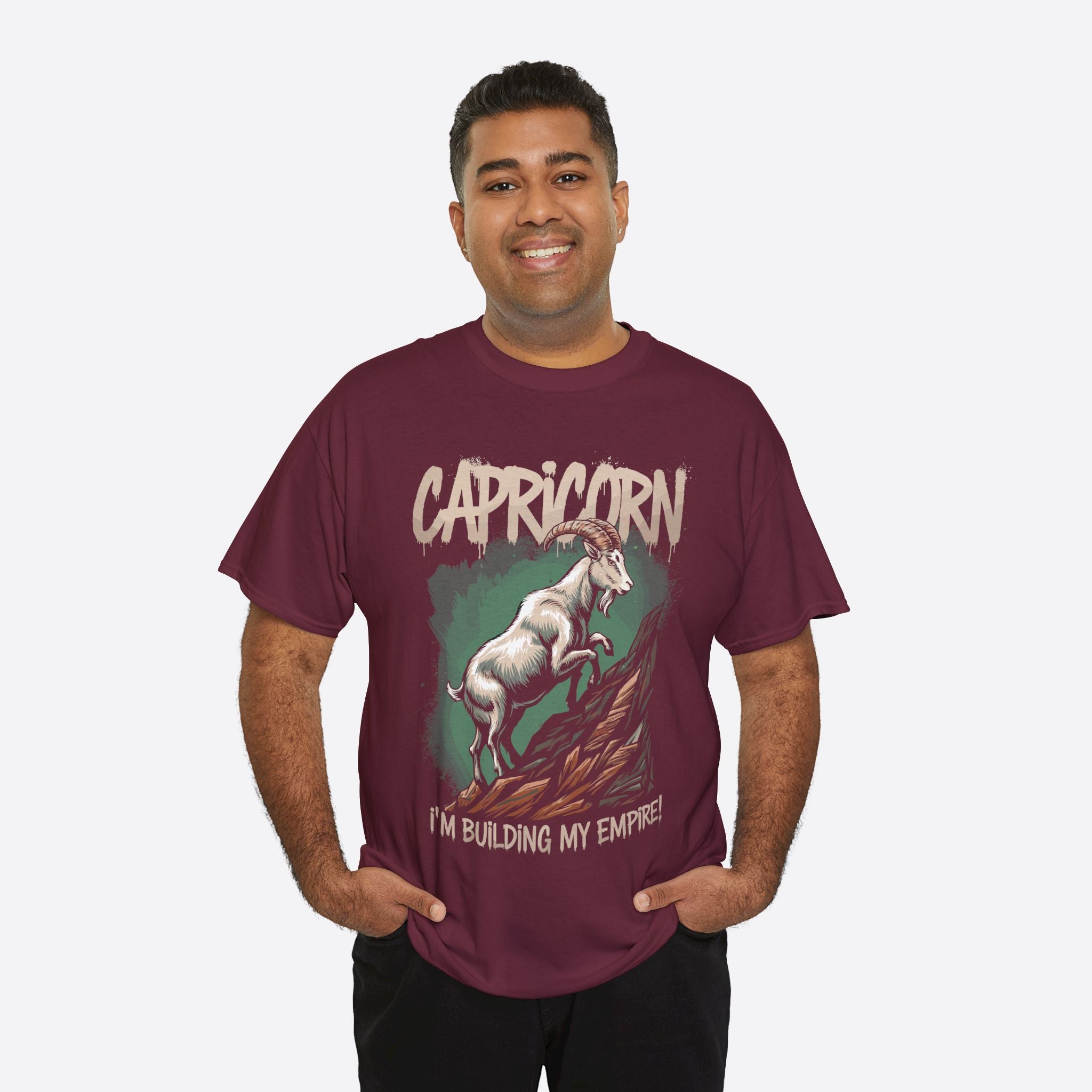 Capricorn Zodiac - I’m Building My Empire, Hustle to the Peak - Unisex T-Shirt