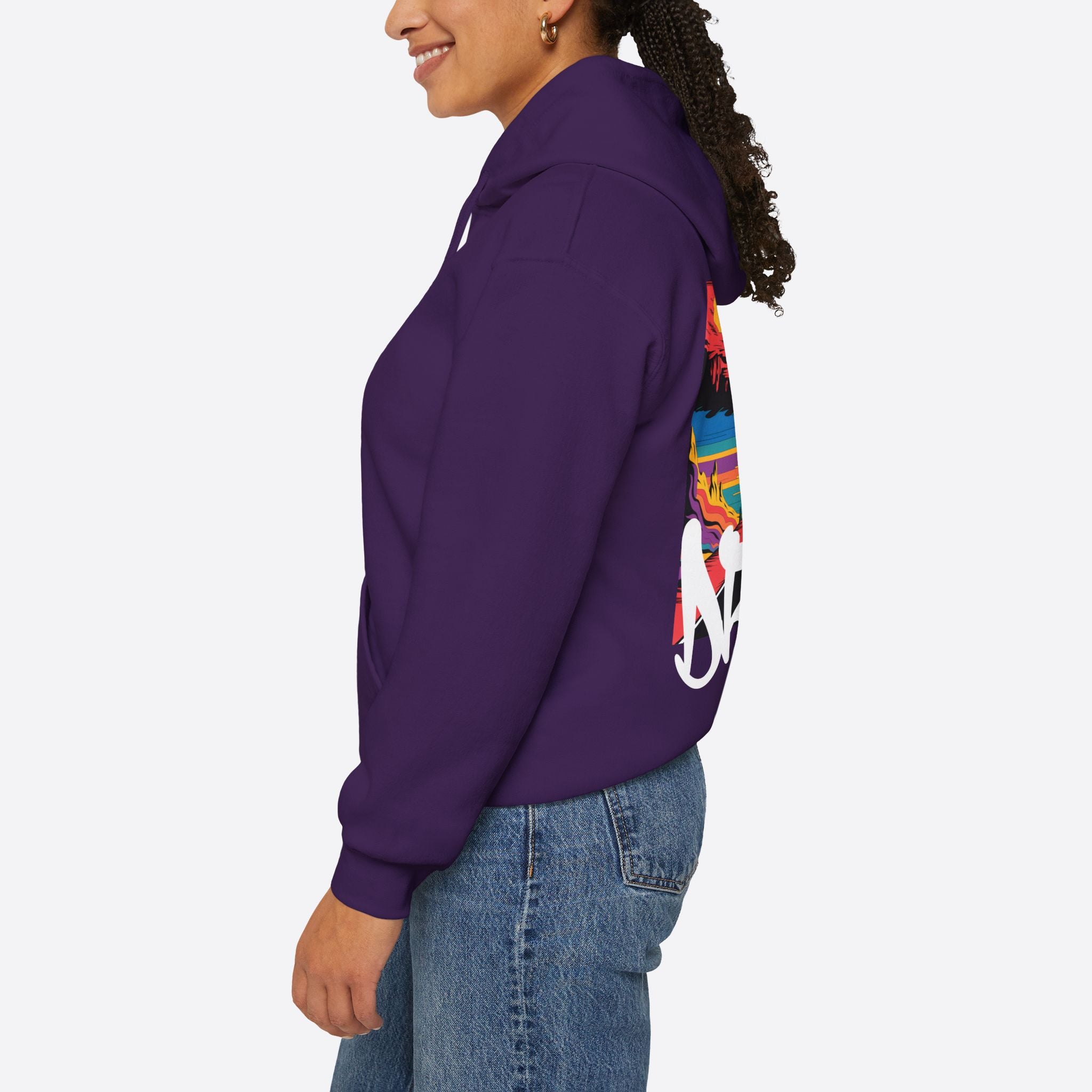 Unisex Colorblock Hoodie – Bold Colors