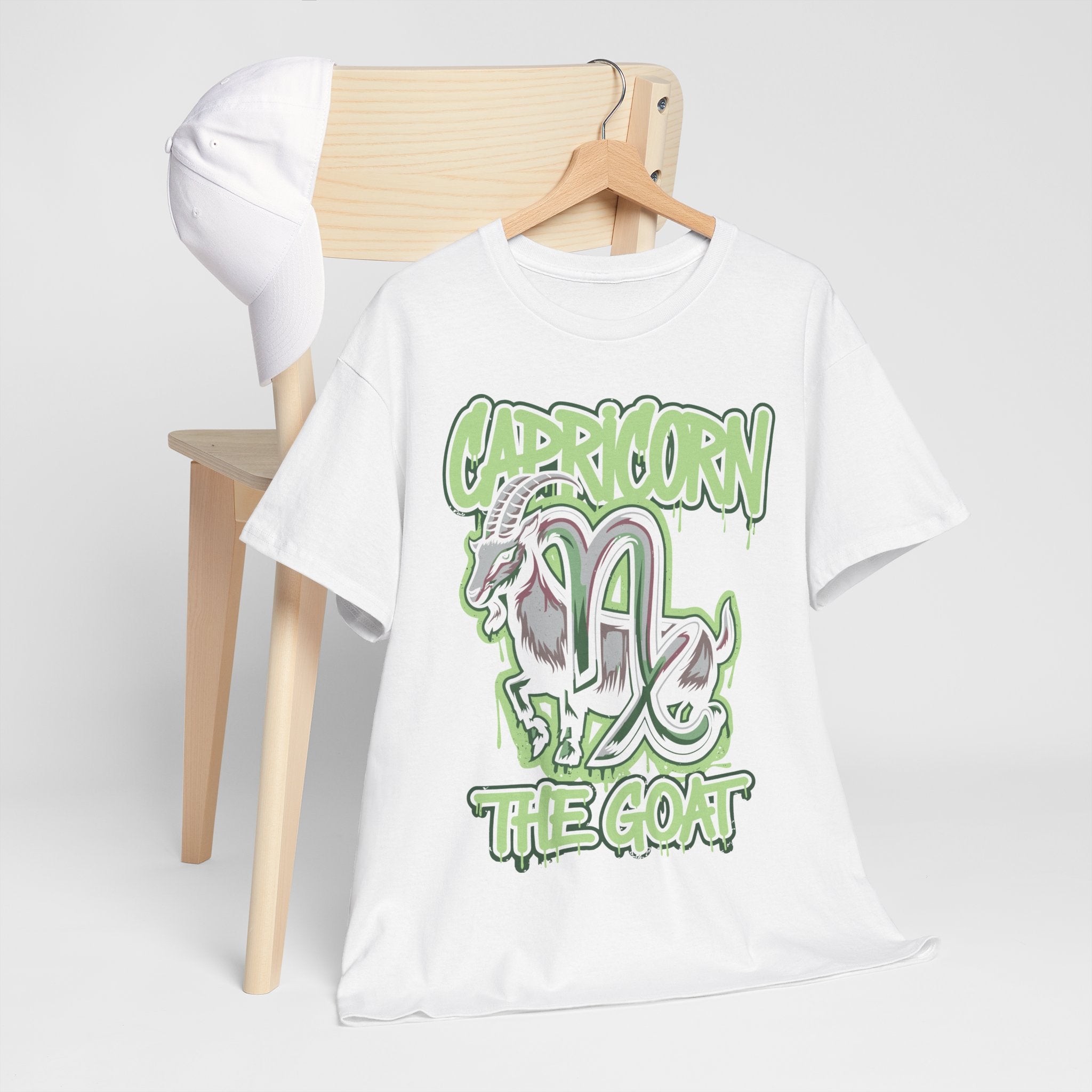 Capricorn Zodiac - The Goat Graffiti Hustle Tee - Unisex T-Shirt