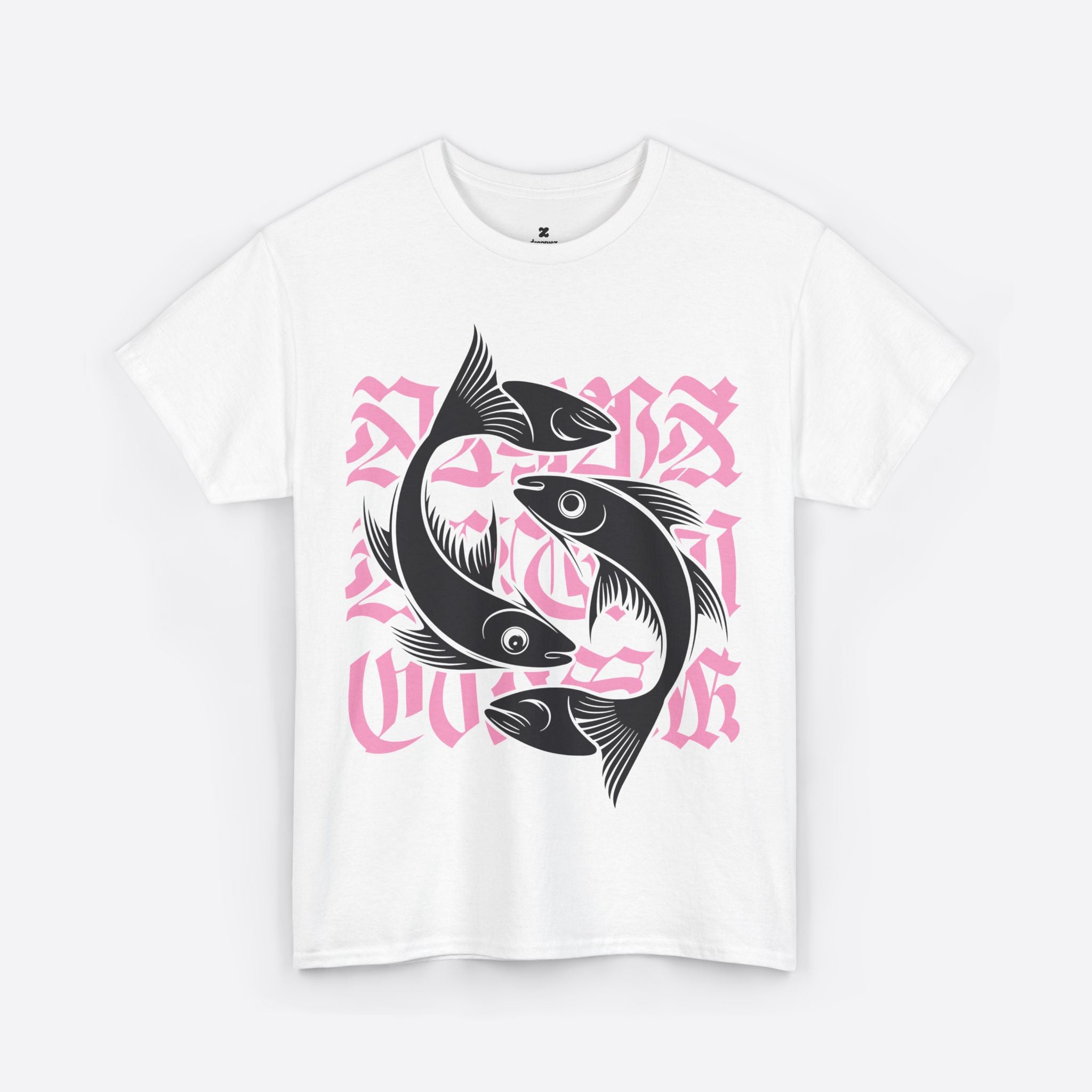 Pisces Zodiac - Pink Flow Harmony Fish Tee - Unisex T-Shirt