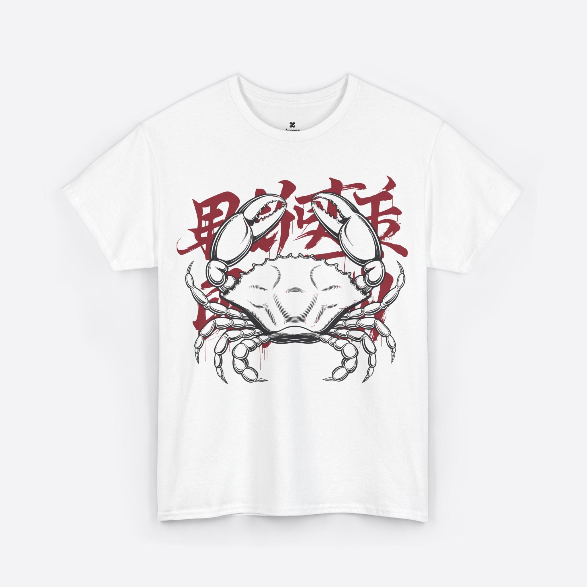 Cancer Zodiac – Dark Urban Shell Tee with Kanji – Unisex T-Shirt