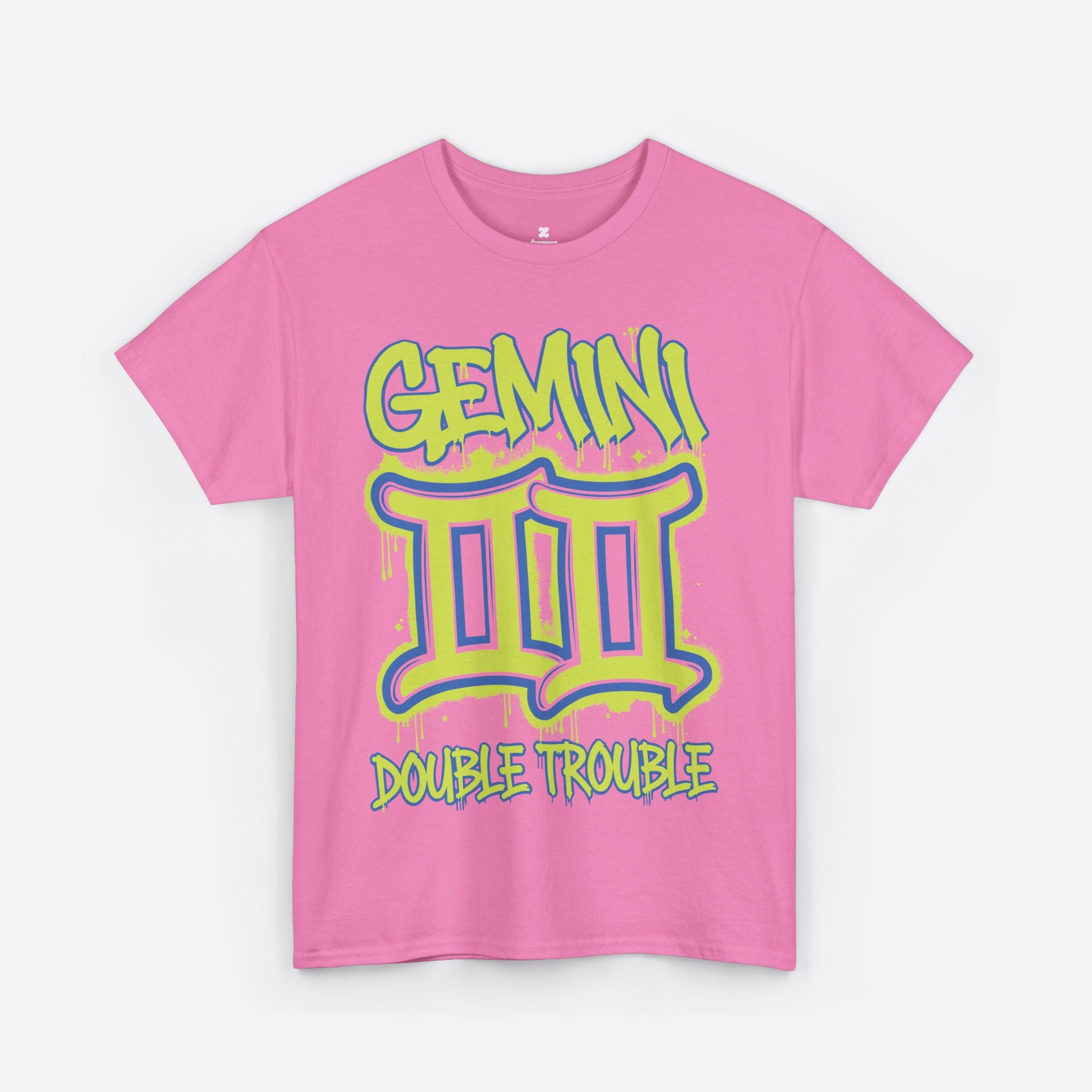 Gemini Zodiac - Double Trouble, Split Personality - Unisex T-Shirt