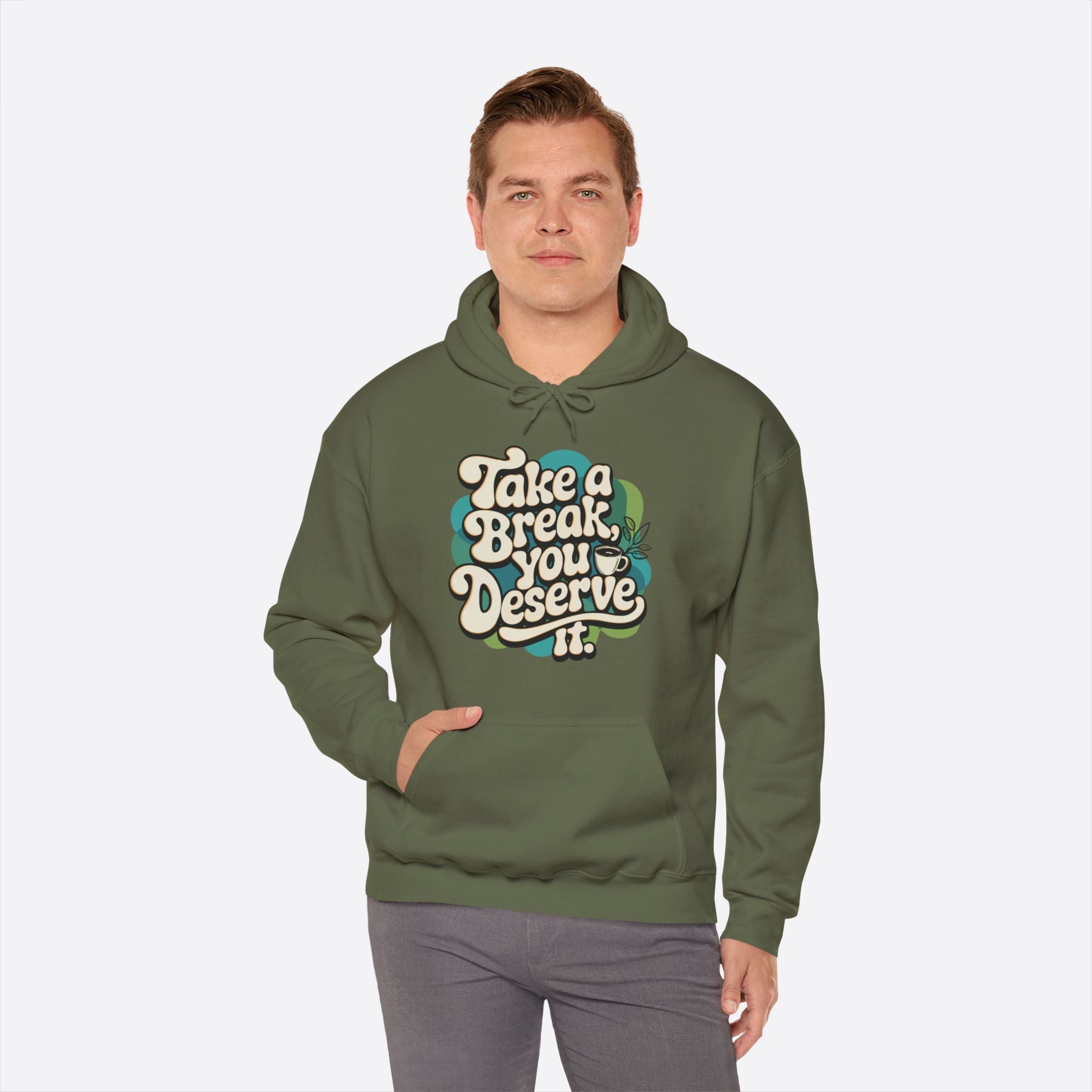 Men's Distinct Coffee Break Hoodie – Unique Style