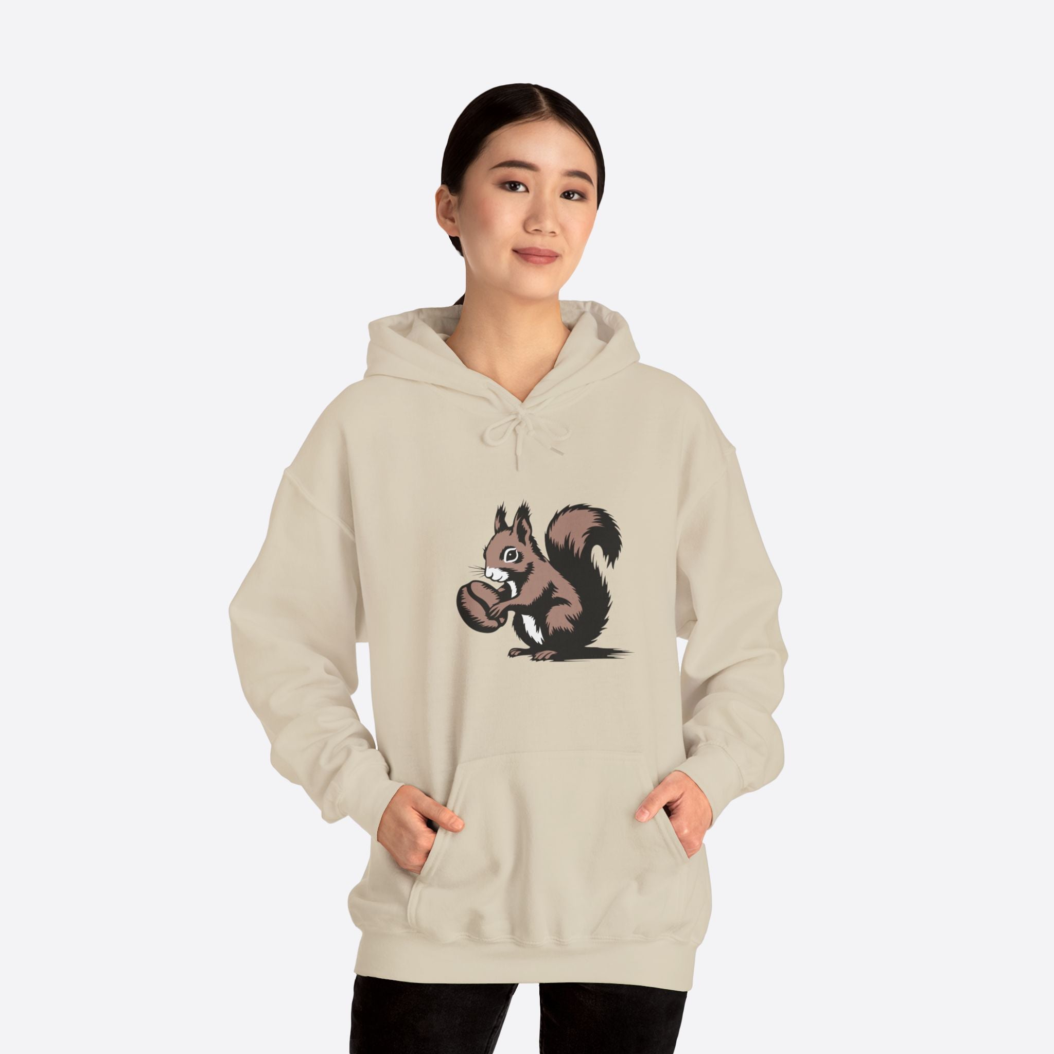 Unisex Squirrel Hoodie – Soft for Everyone