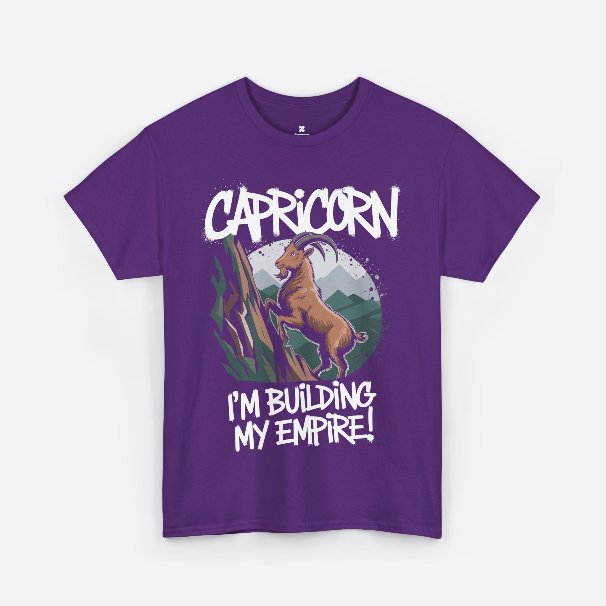 Capricorn Zodiac - I’m Building My Empire, Climbing Future - Unisex T-Shirt
