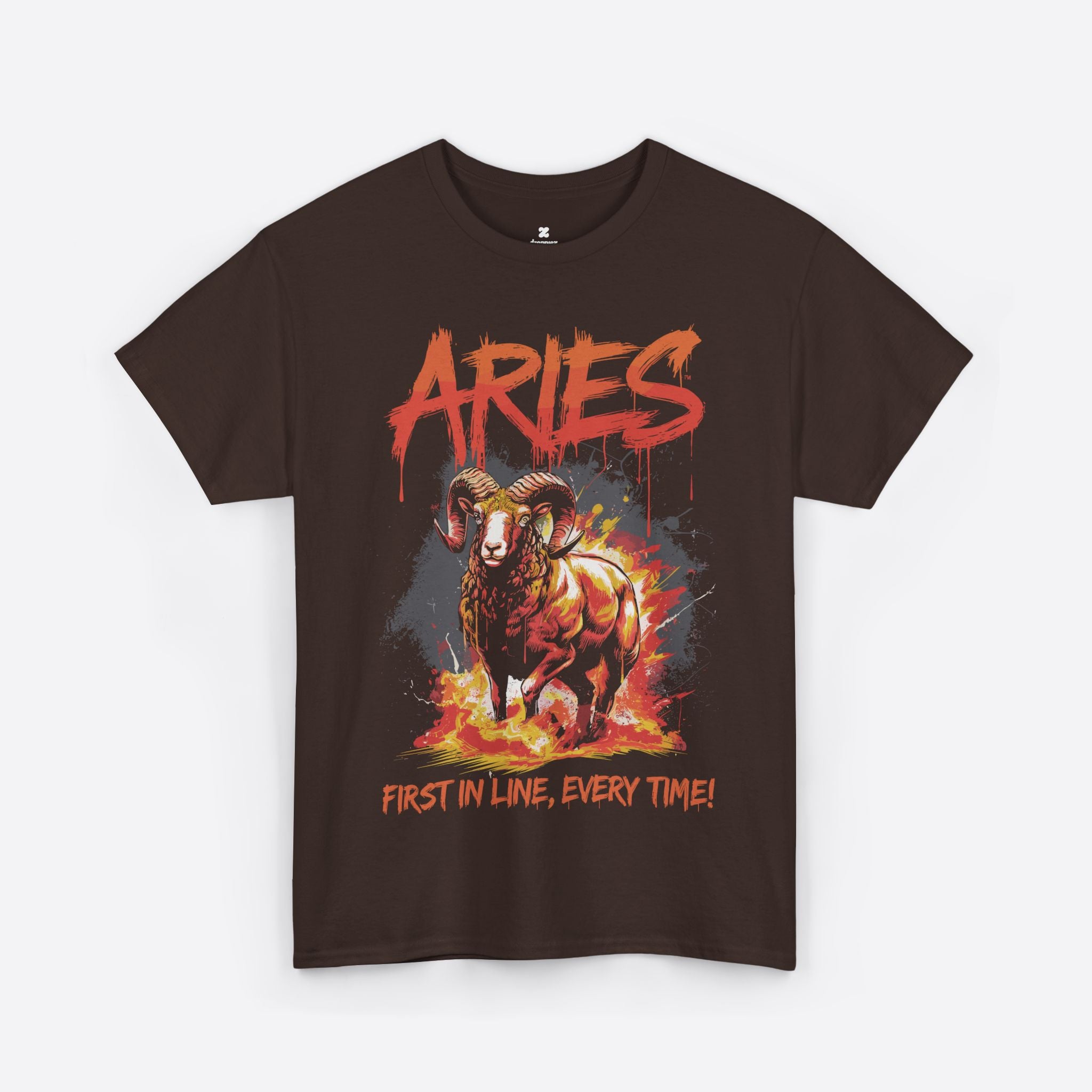 Aries Zodiac - First in Line, Blazing Trail Every Time - Unisex T-Shirt