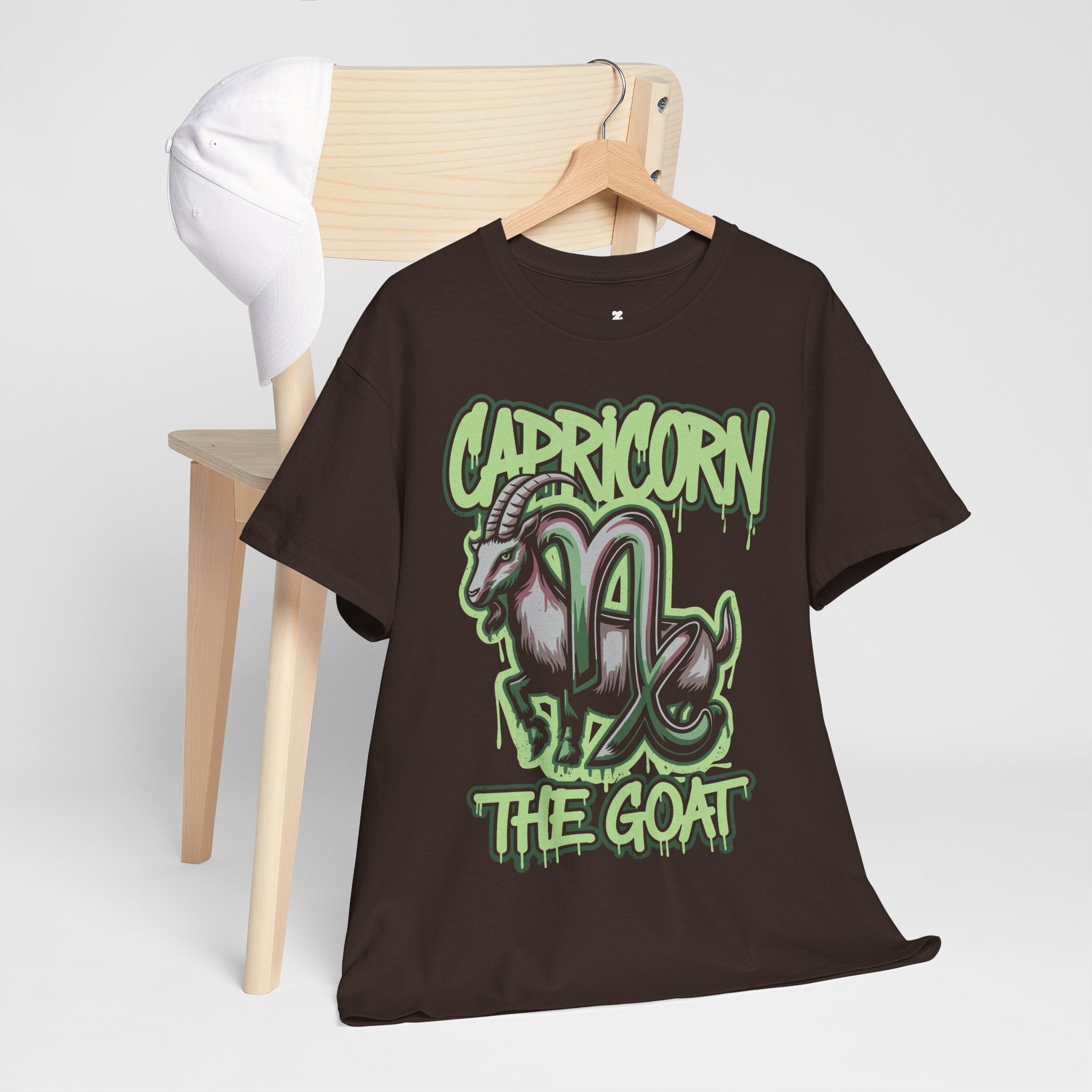 Capricorn Zodiac - The Goat Graffiti Hustle Tee - Unisex T-Shirt