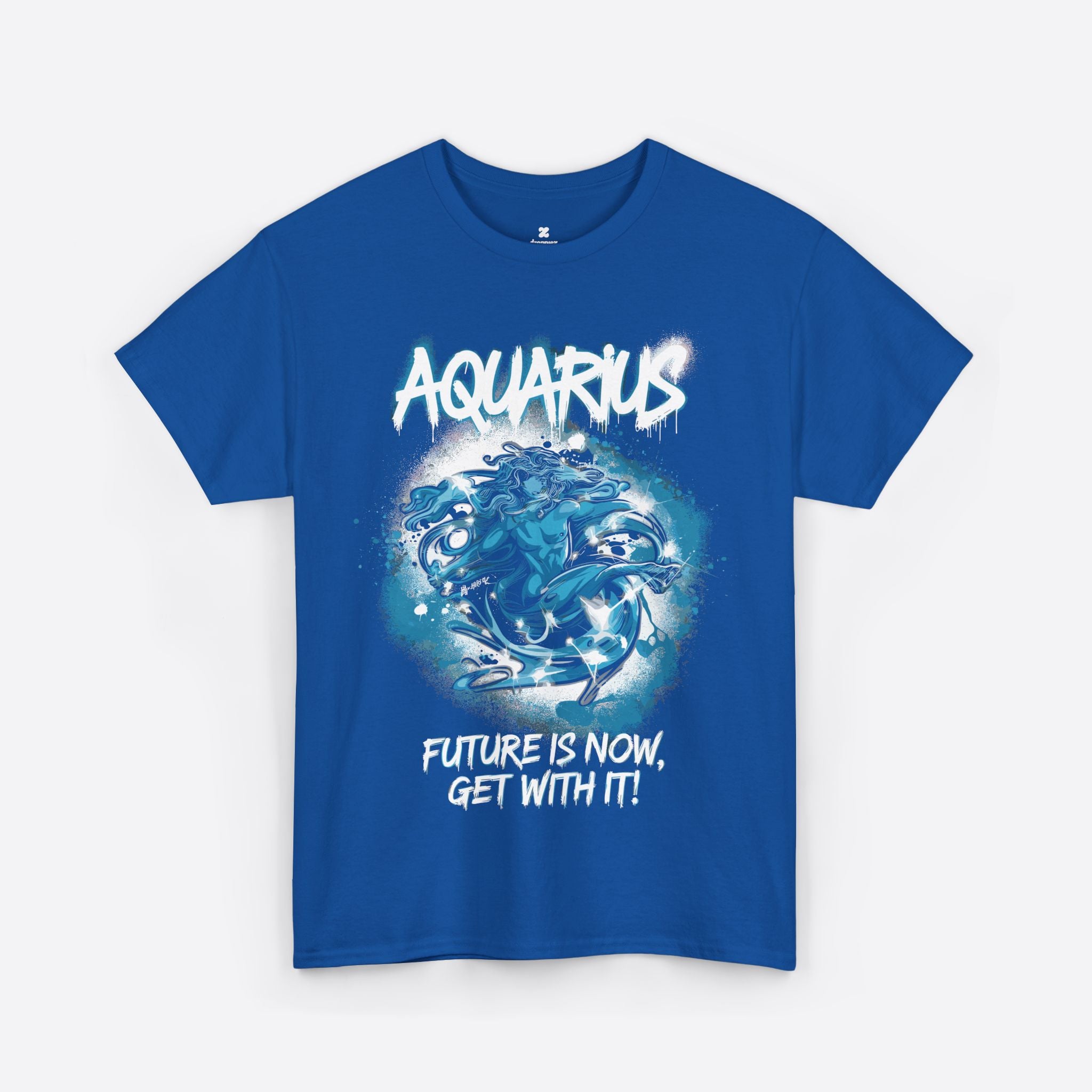 Aquarius Zodiac - Rebel Energy, Future Is Now, Get With It - Unisex T-Shirt