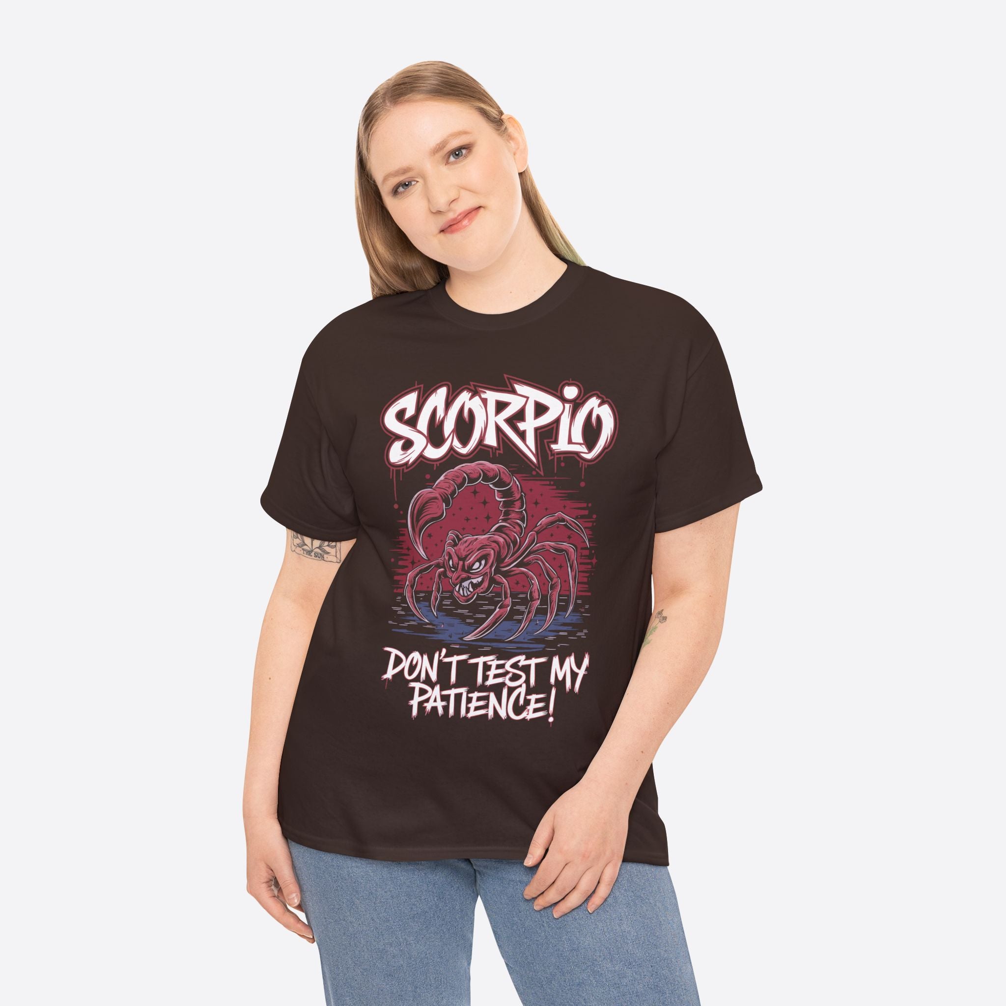Scorpio Zodiac - Intense Soul, Don’t Test My Patience - Unisex T-Shirt