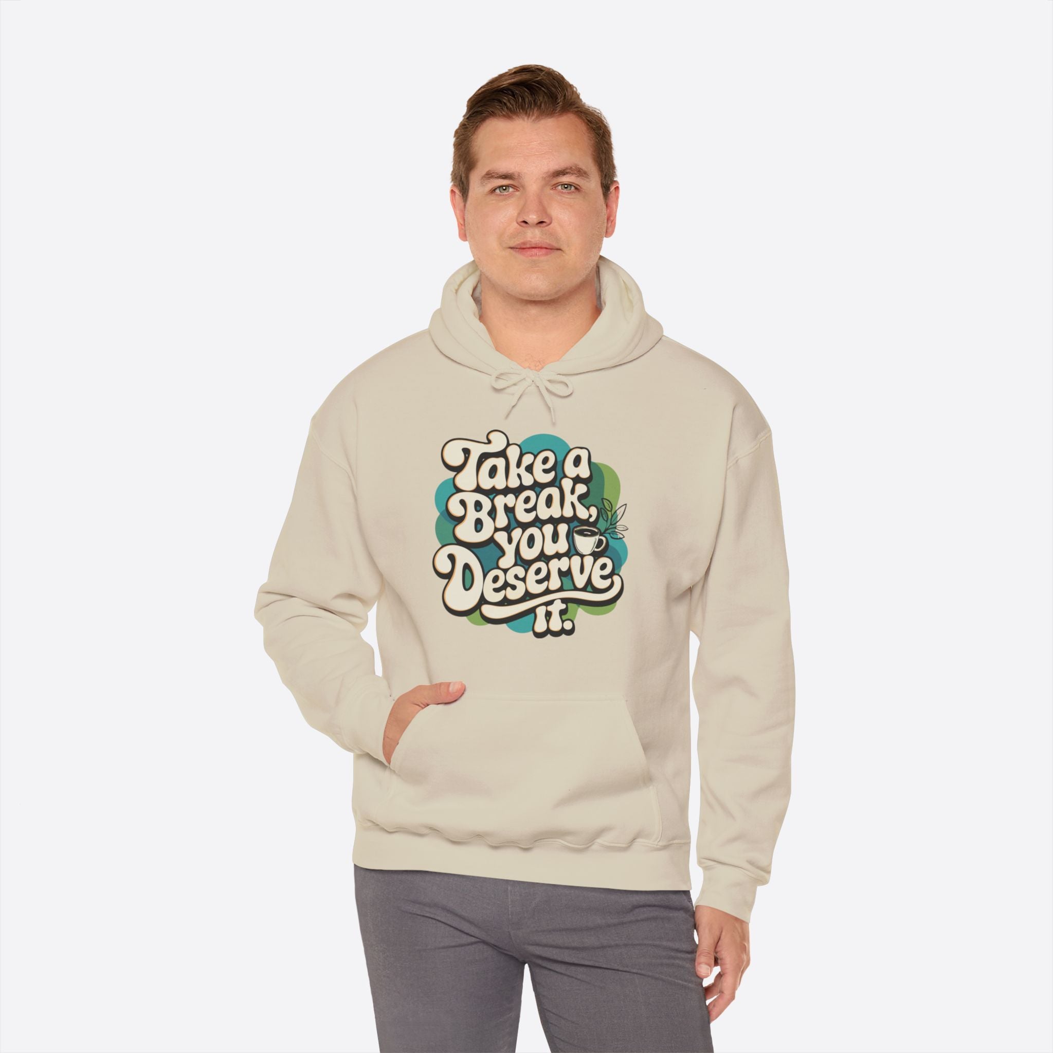 Men's Distinct Coffee Break Hoodie – Unique Style