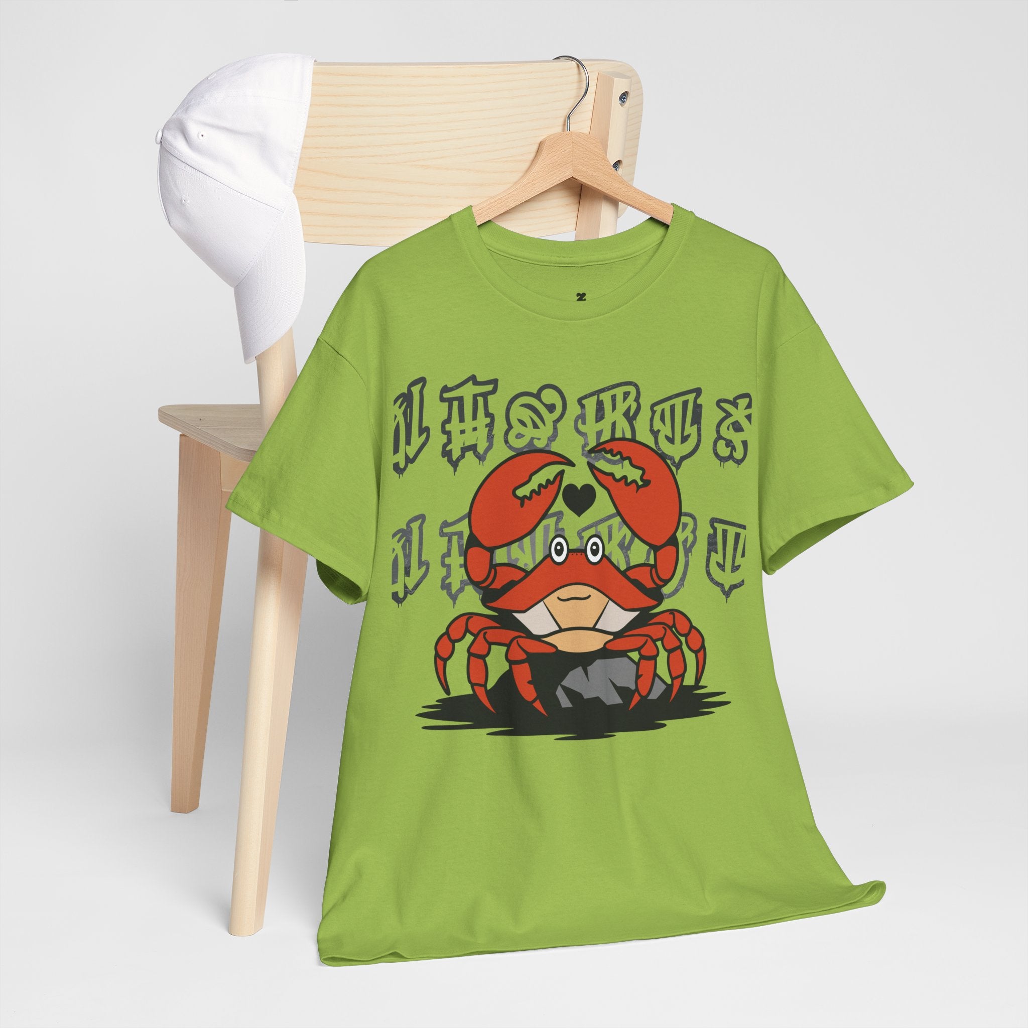 Cancer Zodiac - Cute Crab Heart Graphic Tee - Unisex T-Shirt