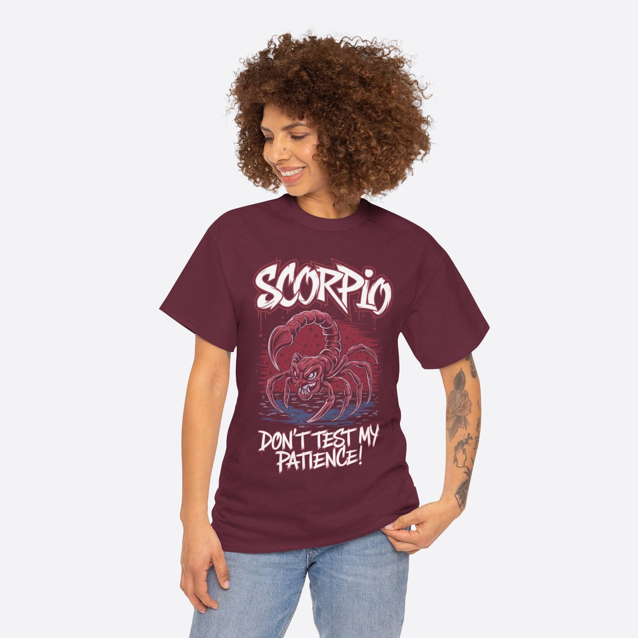 Scorpio Zodiac - Intense Soul, Don’t Test My Patience - Unisex T-Shirt