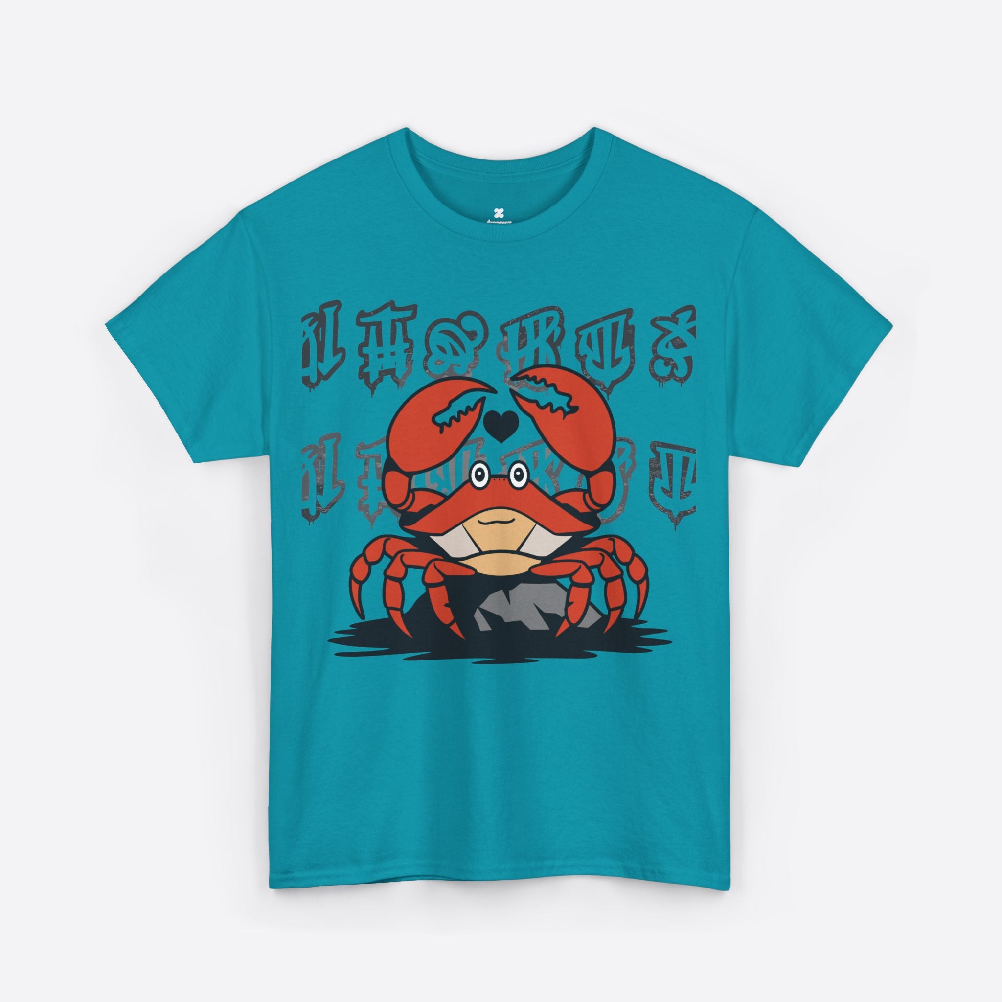 Cancer Zodiac - Cute Crab Heart Graphic Tee - Unisex T-Shirt