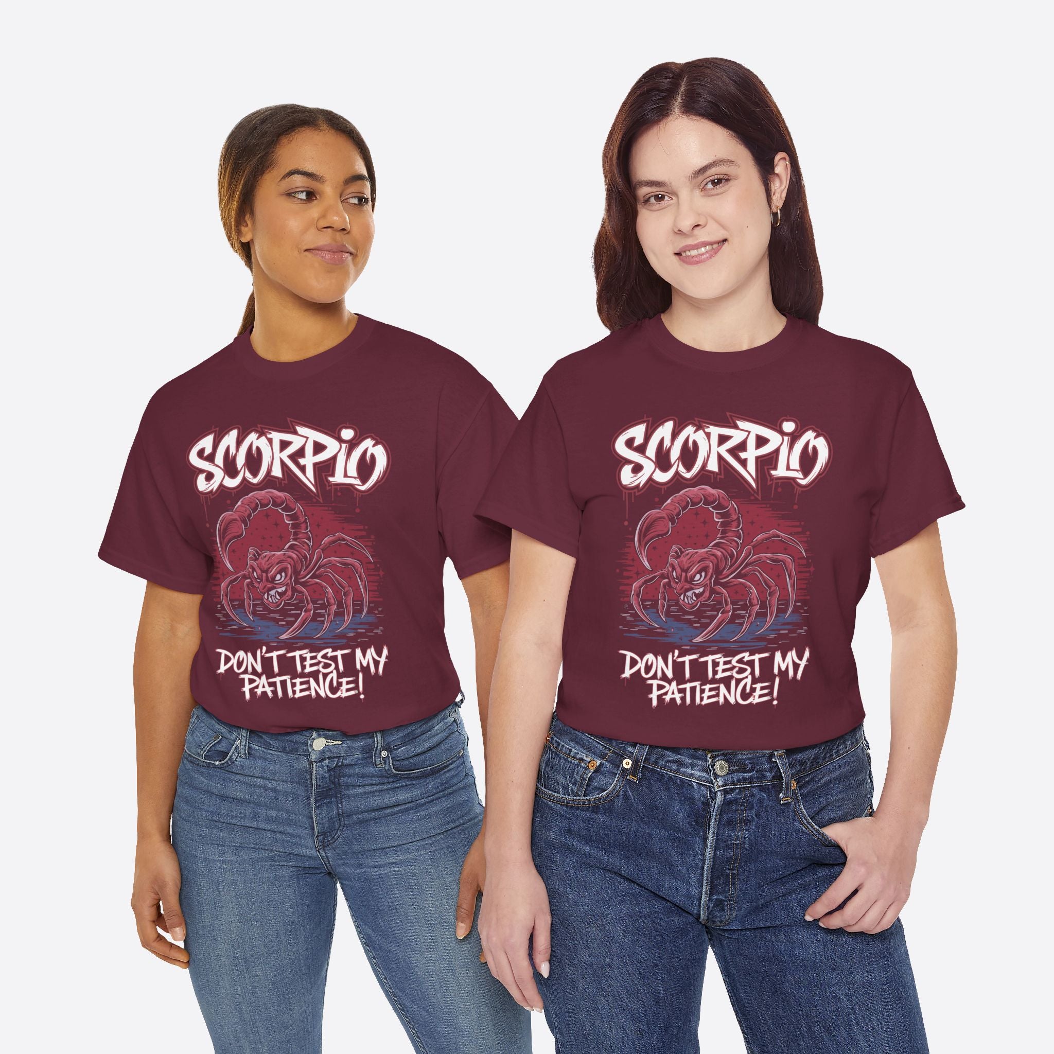 Scorpio Zodiac - Intense Soul, Don’t Test My Patience - Unisex T-Shirt