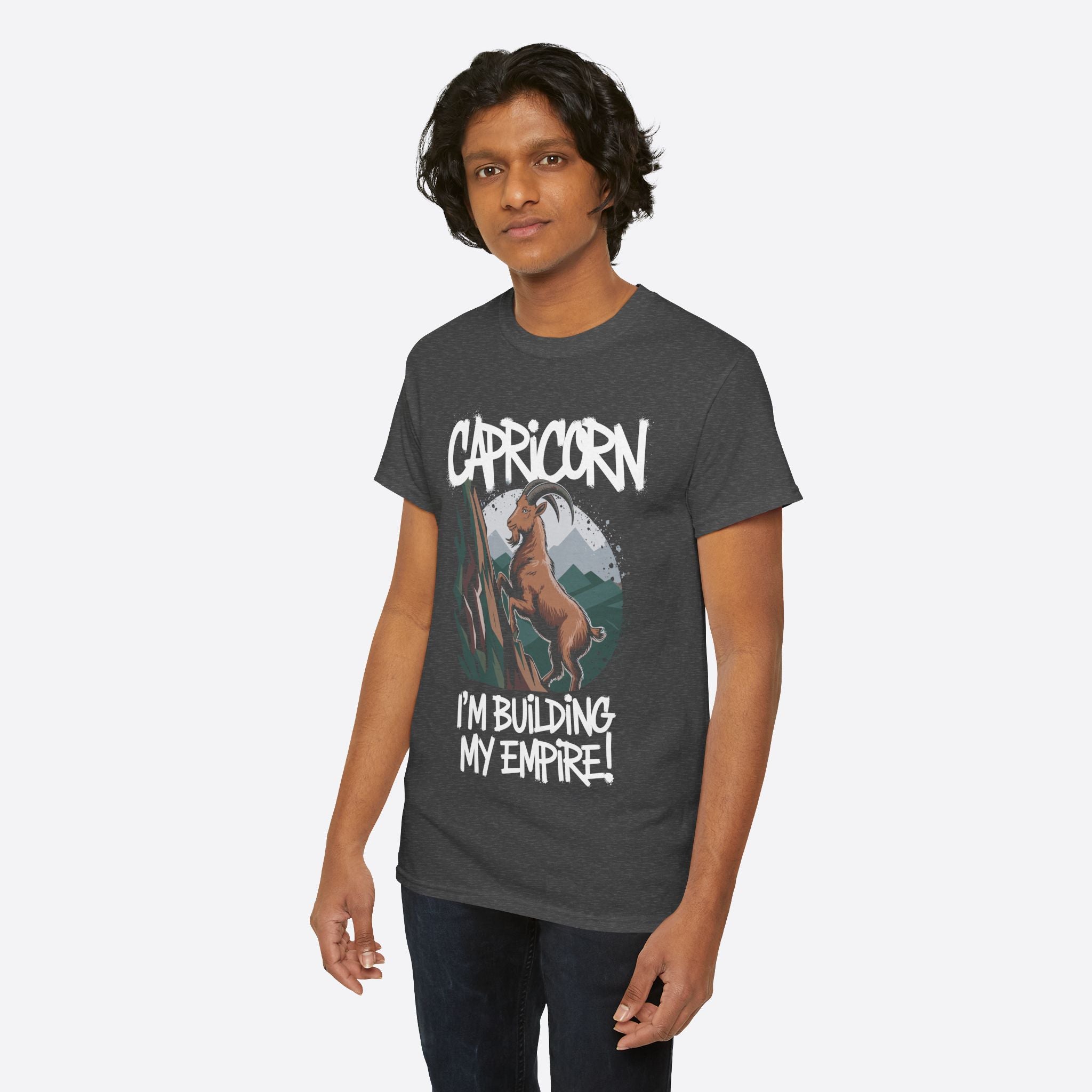 Capricorn Zodiac - I’m Building My Empire, Climbing Future - Unisex T-Shirt