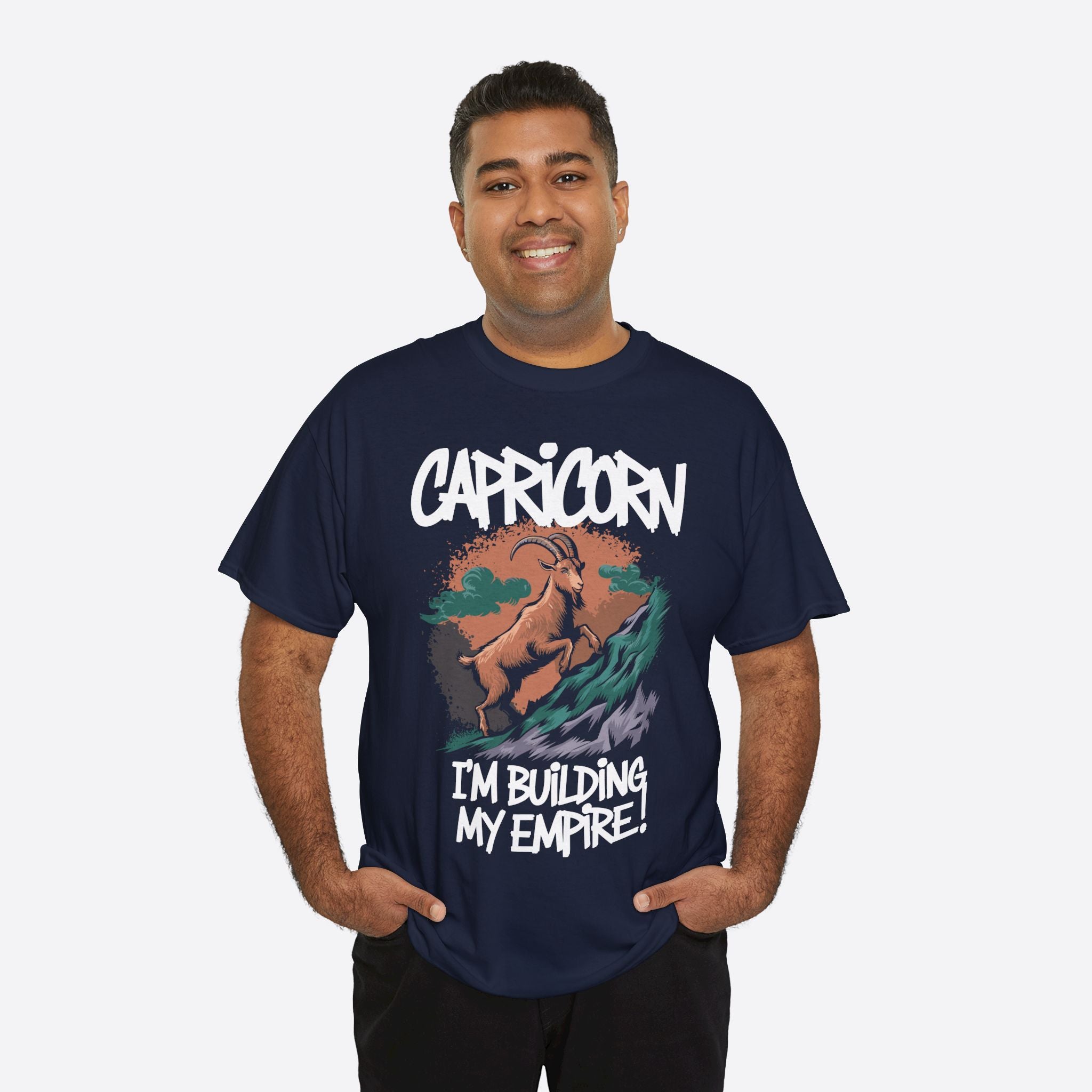 Capricorn Zodiac - I’m Building My Empire, Climb Like a Boss - Unisex T-Shirt