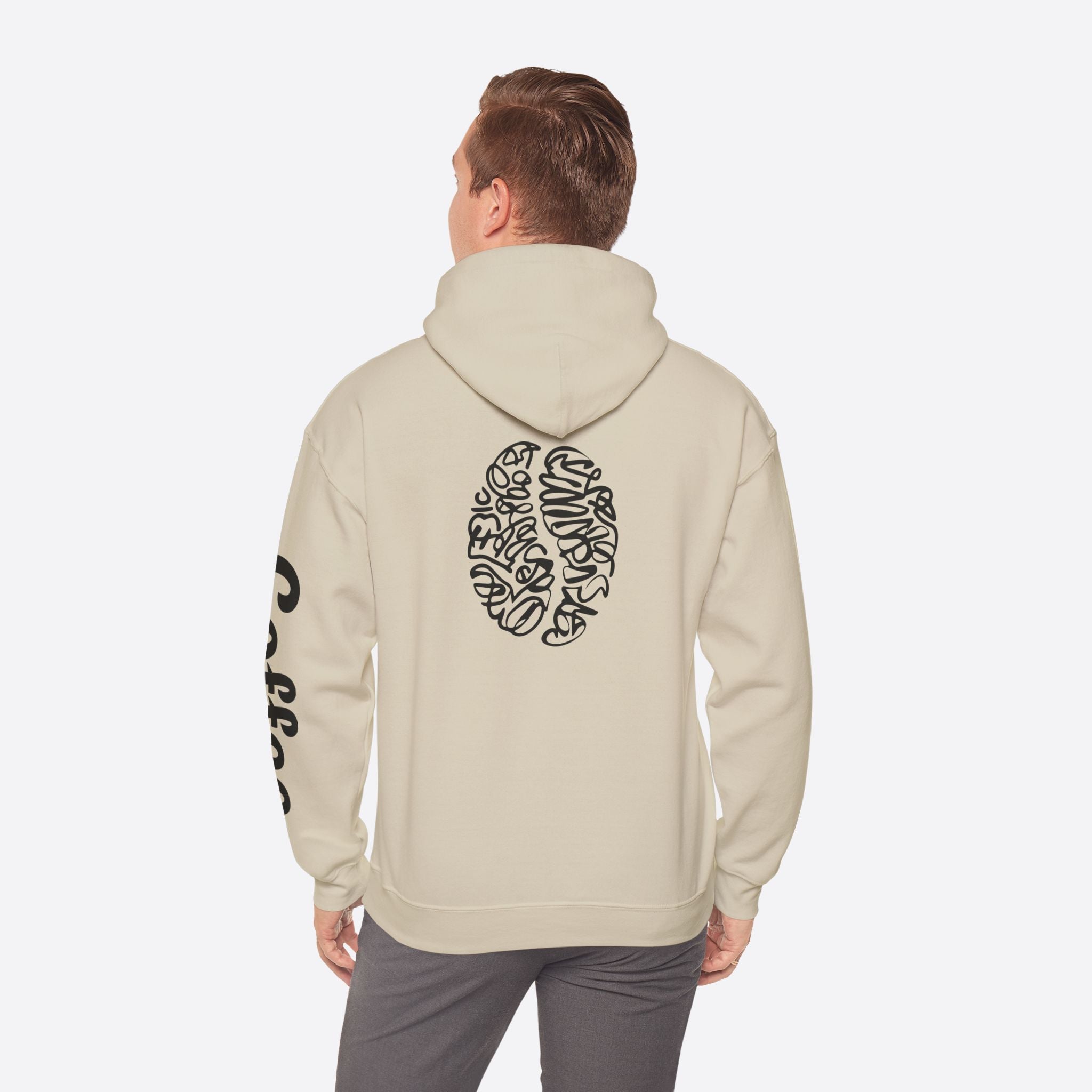 Men's Coffee Purity Hoodie – Classic Design